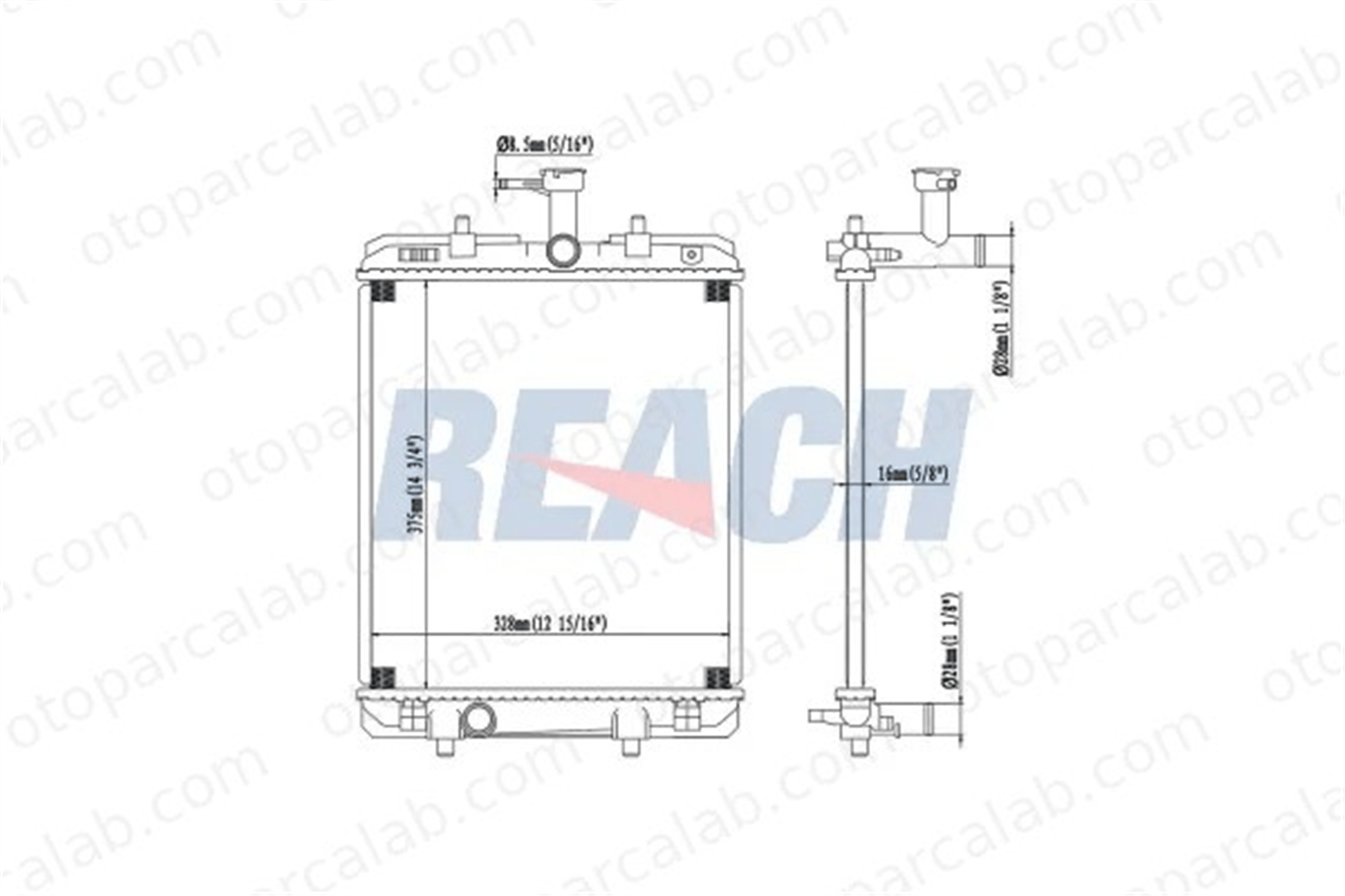 DENSO DRM21600 Su Radyatörü TOYOTA AYGO CITROËN C1 II 1330P5 1330P4