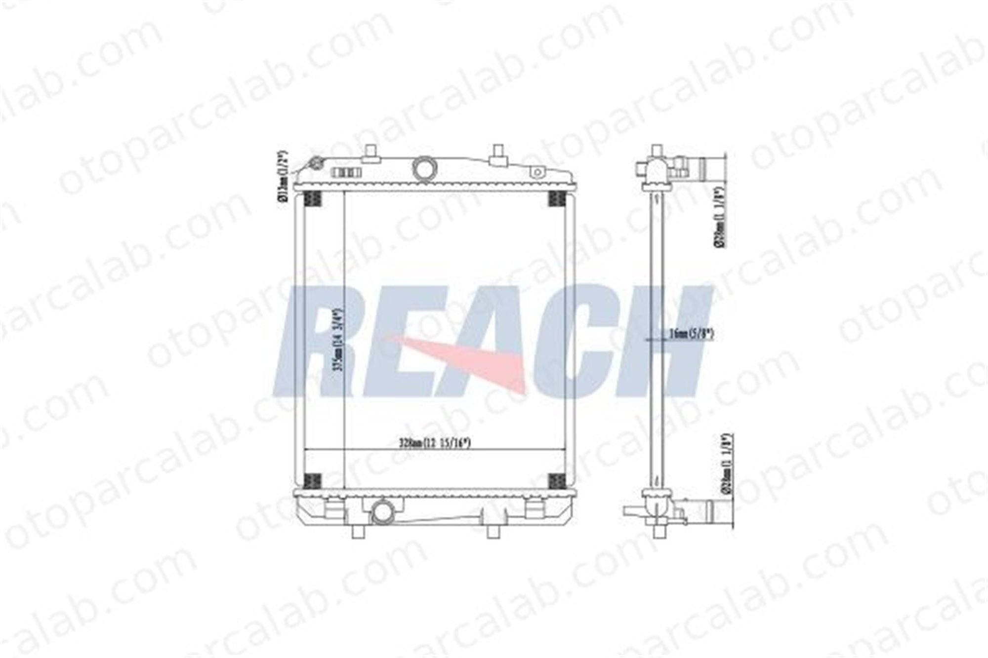 DENSO DRM21601 Su Radyatörü CITROËN C1 TOYOTA AYGO DRM21601 1330P2