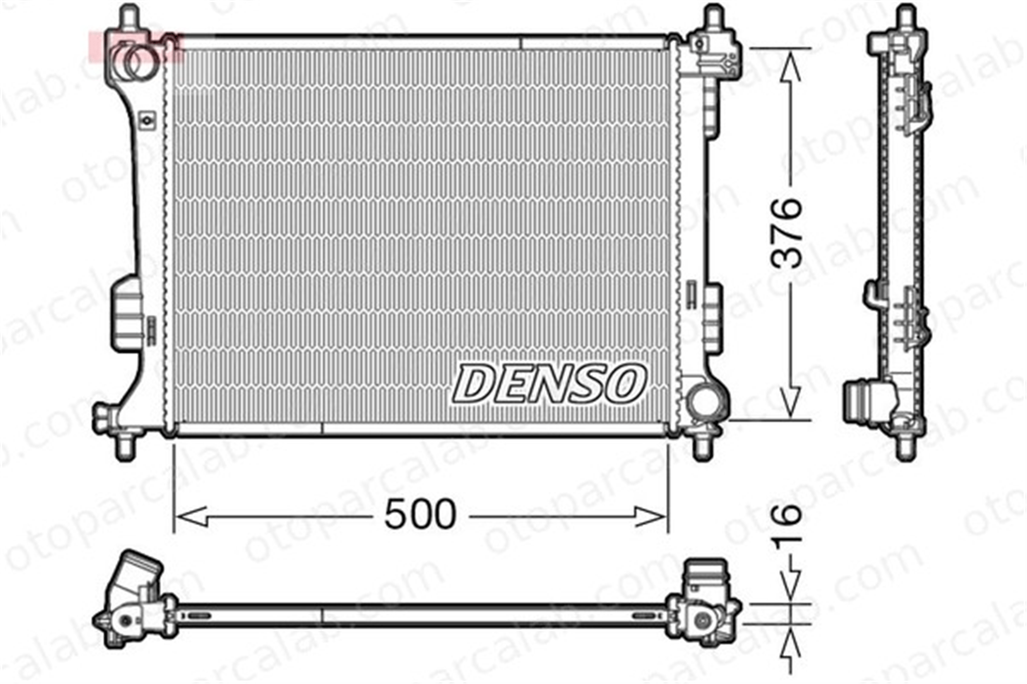 DENSO DRM41010 Su Radyatörü HYUNDAI i20 I DRM41010 253101J000