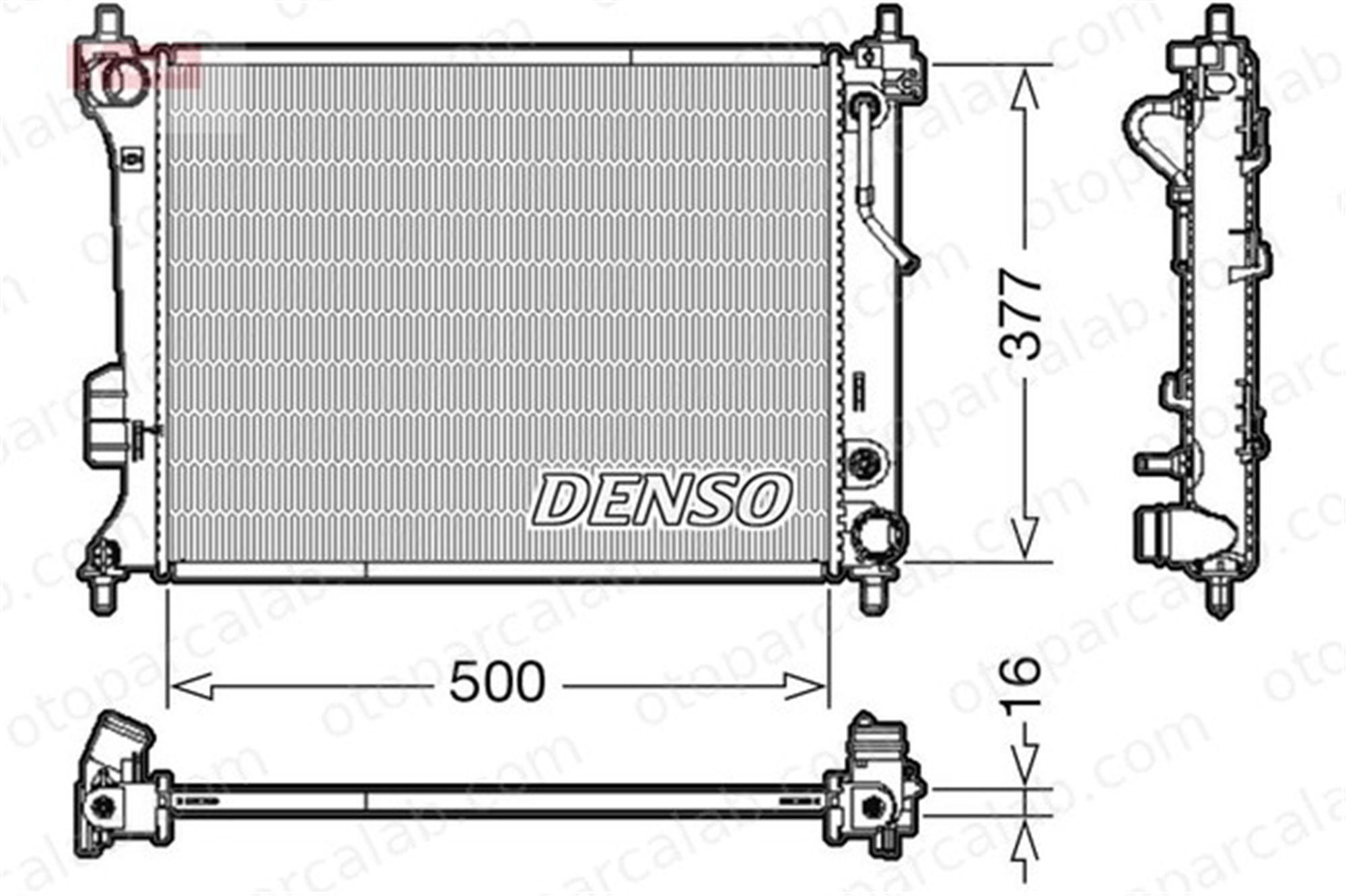 DENSO DRM41013 Su Radyatörü HYUNDAI i20 I DRM41013 253101J050