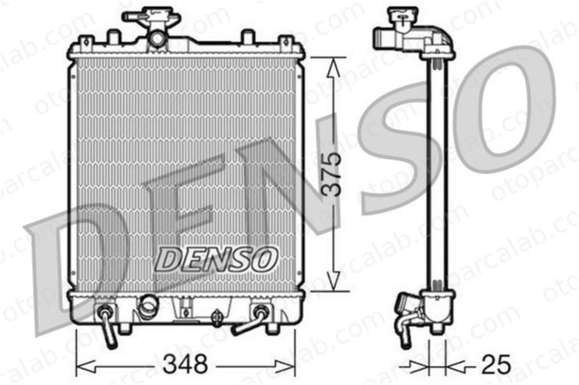 DENSO DRM47009 Su Radyatörü SUZUKI IGNIS I IGNIS II DRM47009 1770079C01