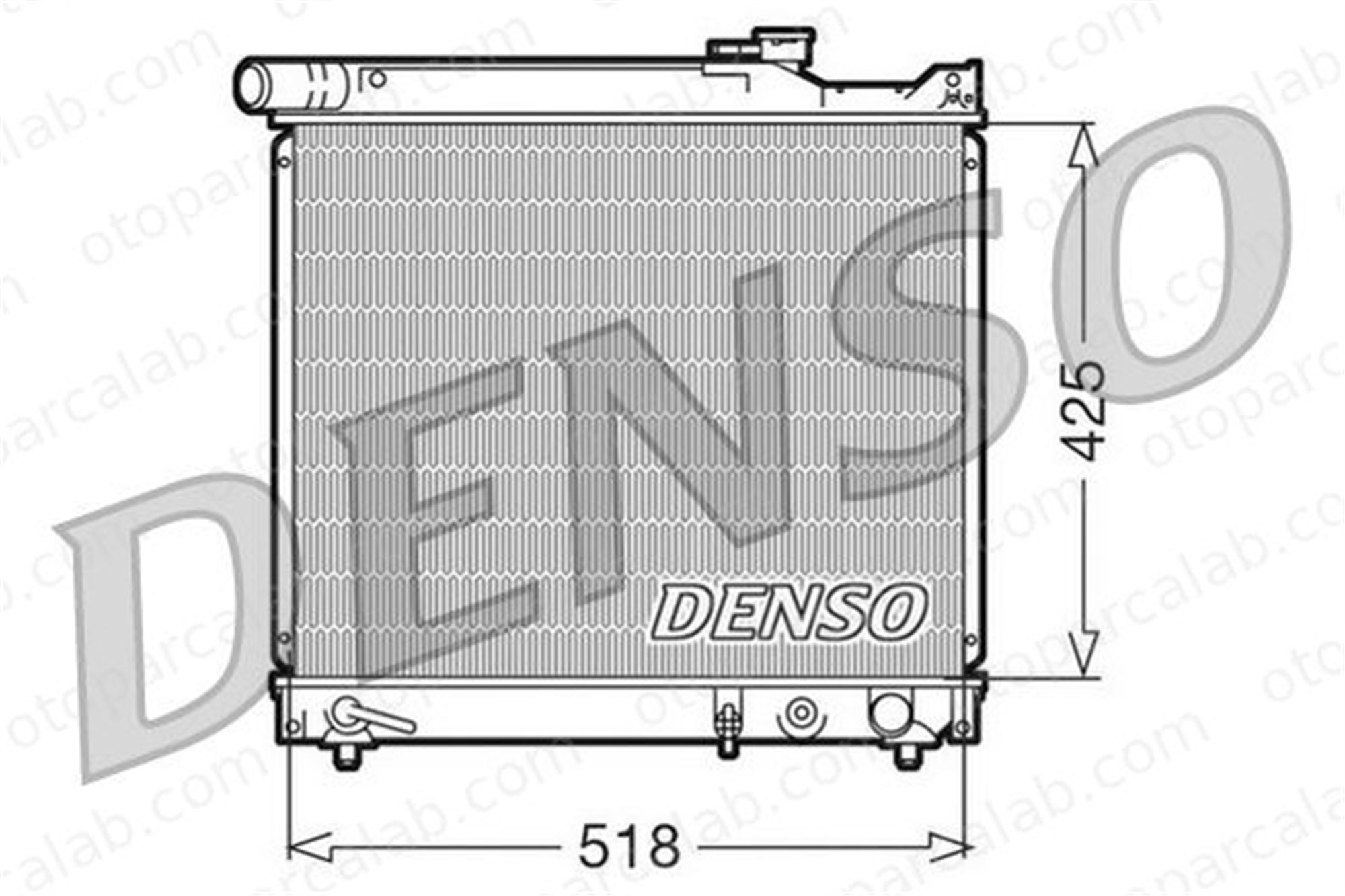 DENSO DRM47012 Su Radyatörü SUZUKI GRAND VITARA I VITARA DRM47012 1770078E00