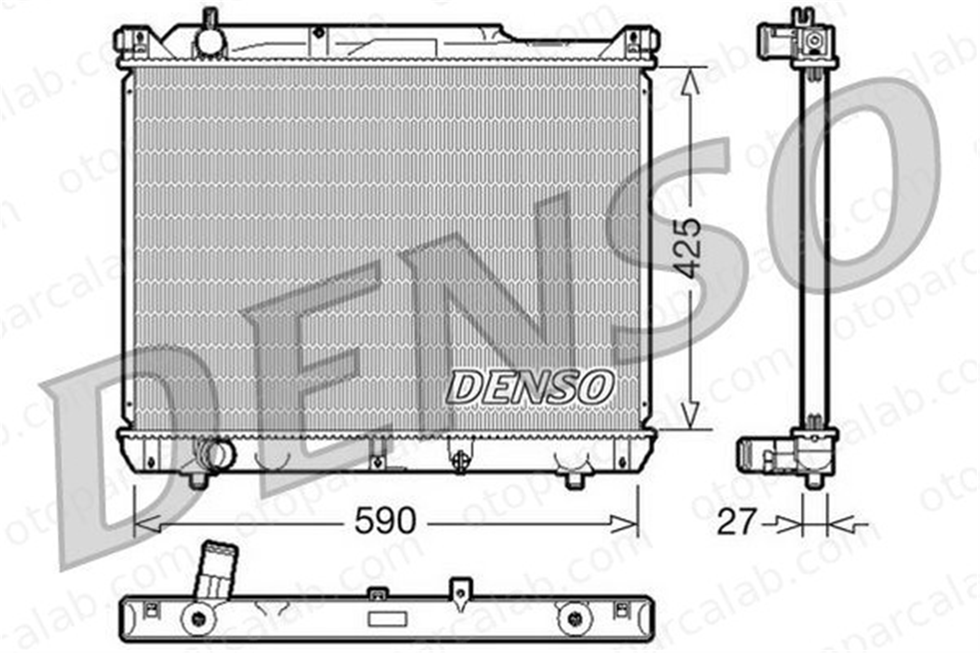 DENSO DRM47019 Su Radyatörü SUZUKI GRAND VITARA I DRM47019 1770068DB0000