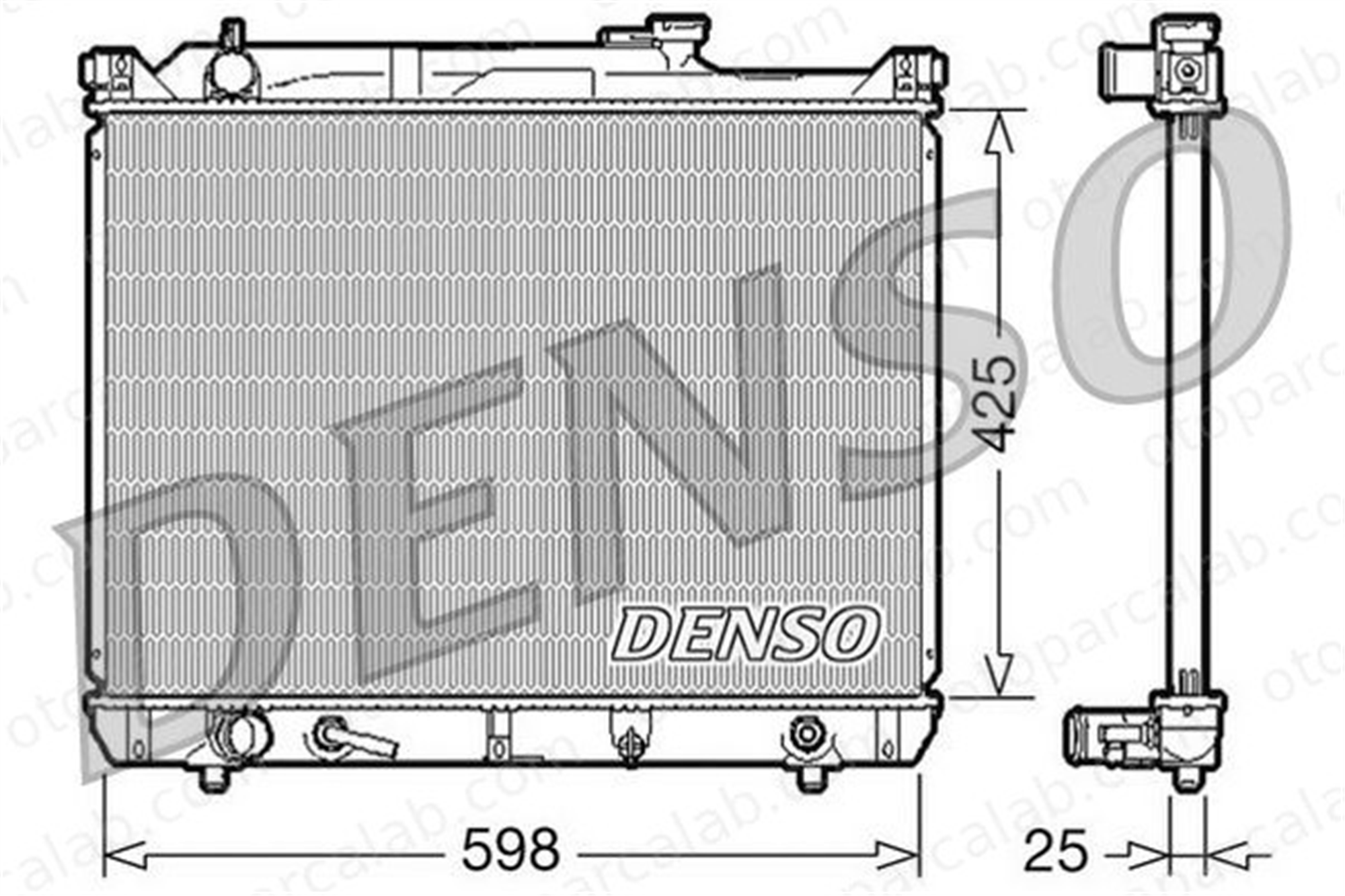 DENSO DRM47021 Su Radyatörü SUZUKI GRAND VITARA I DRM47021 1770052D10