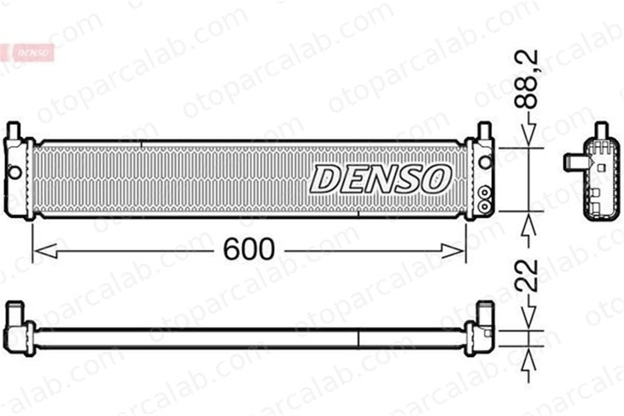 DENSO DRM50135 Su Radyatörü TOYOTA PRIUS PLUS DRM50135 G901047050