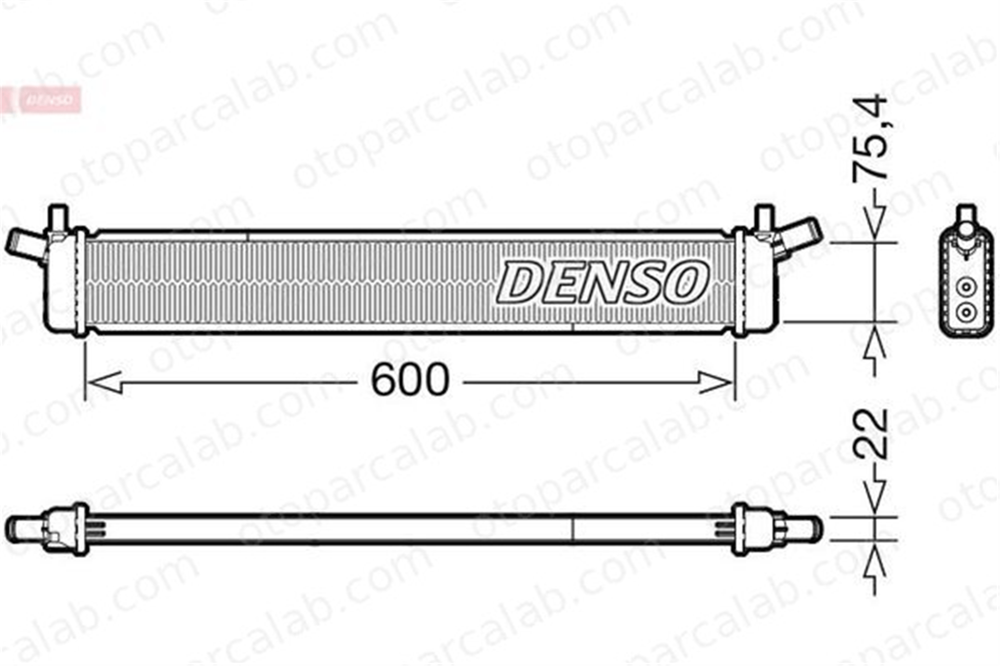 DENSO DRM50136 Su Radyatörü TOYOTA AURIS AURIS Station wagon DRM50136 G901002010