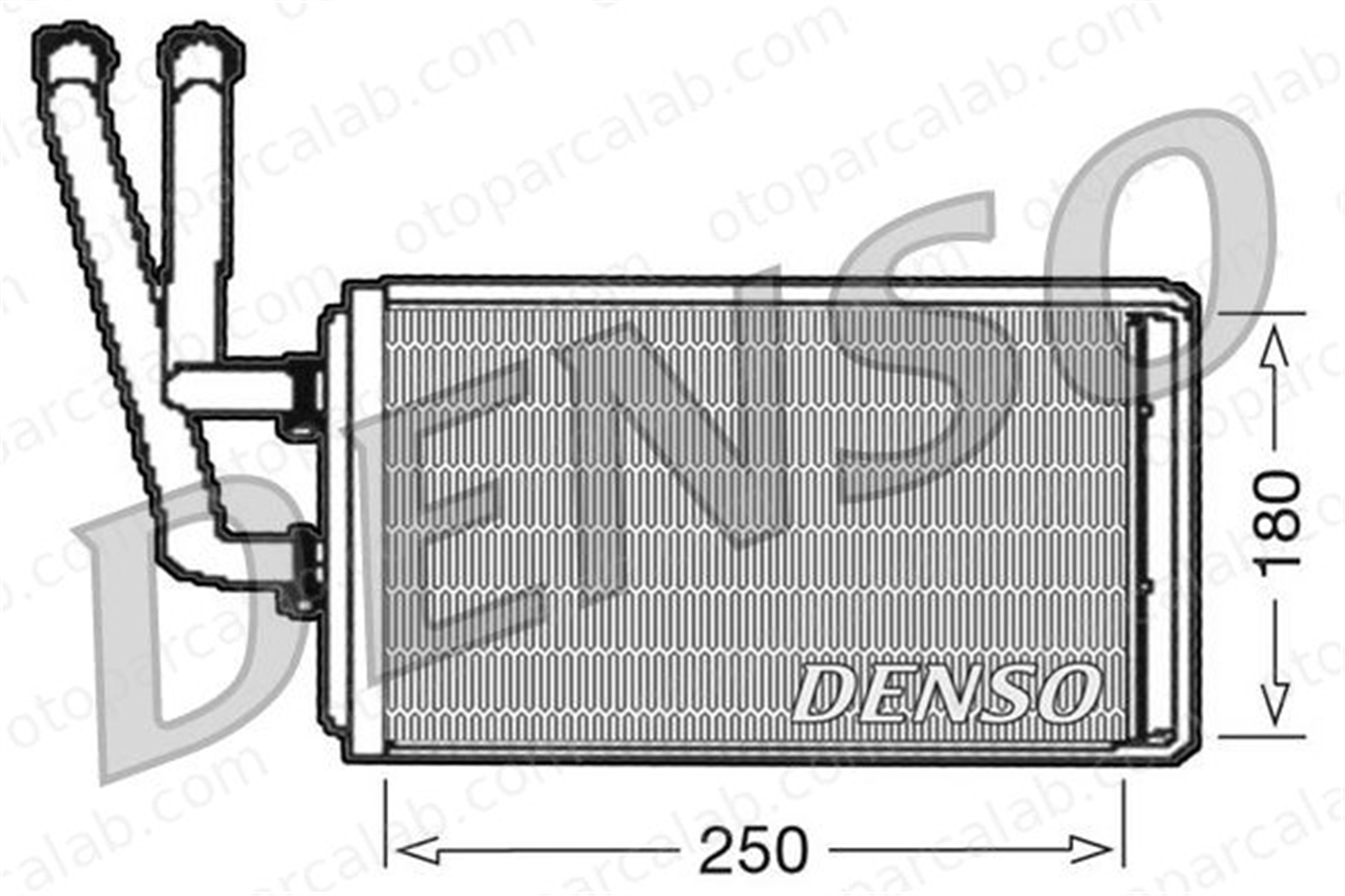 DENSO DRR09100 Kalorifer Radyatörü FIAT ULYSSE 9464420380 946442038