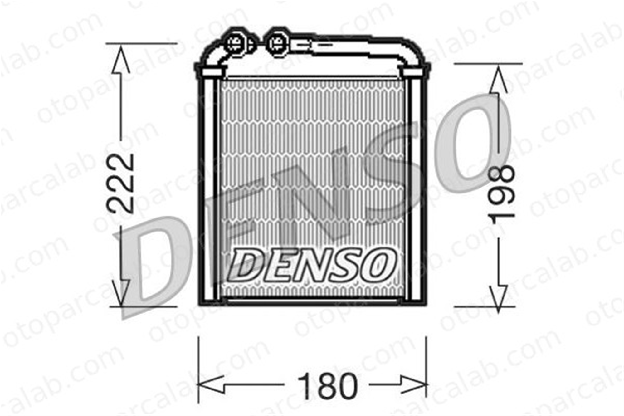 DENSO DRR32005 Kalorifer Radyatörü VW GOLF V PASSAT B6 Variant 3C0819031 3C0819031A