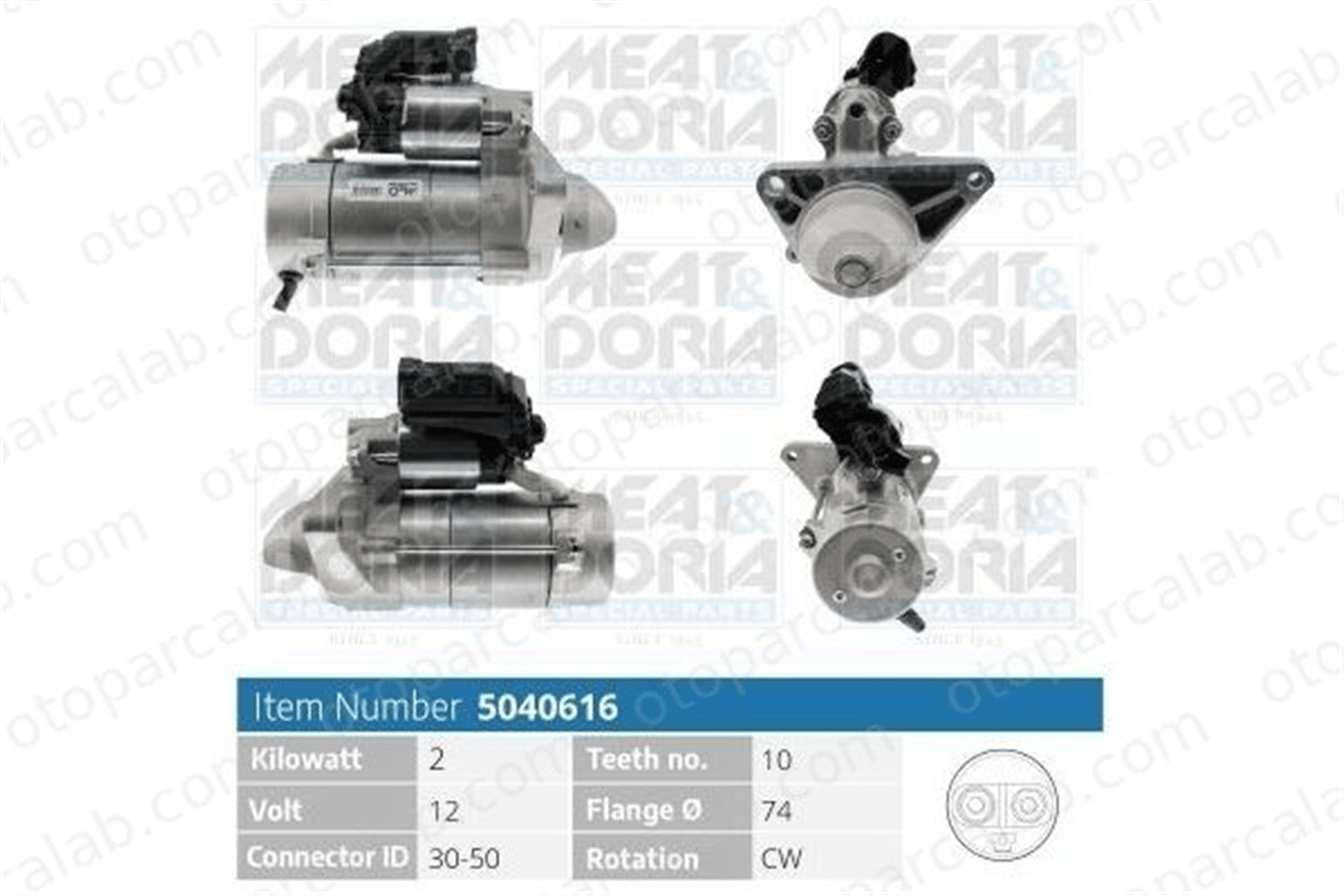 DENSO DSN946 Marş Dinamosu TOYOTA URBAN CRUISER YARIS 281000N050 2810033100