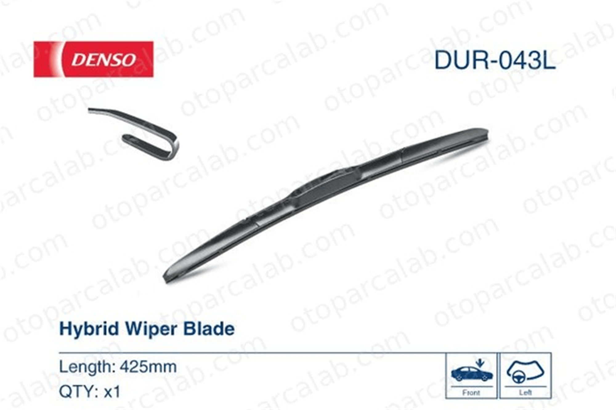 DENSO DUR-043L Silecek Süpürgesi Ön Hybrid Tip 425 mm - 17 inç VOLVO V70 I 240 8521242120 19184577