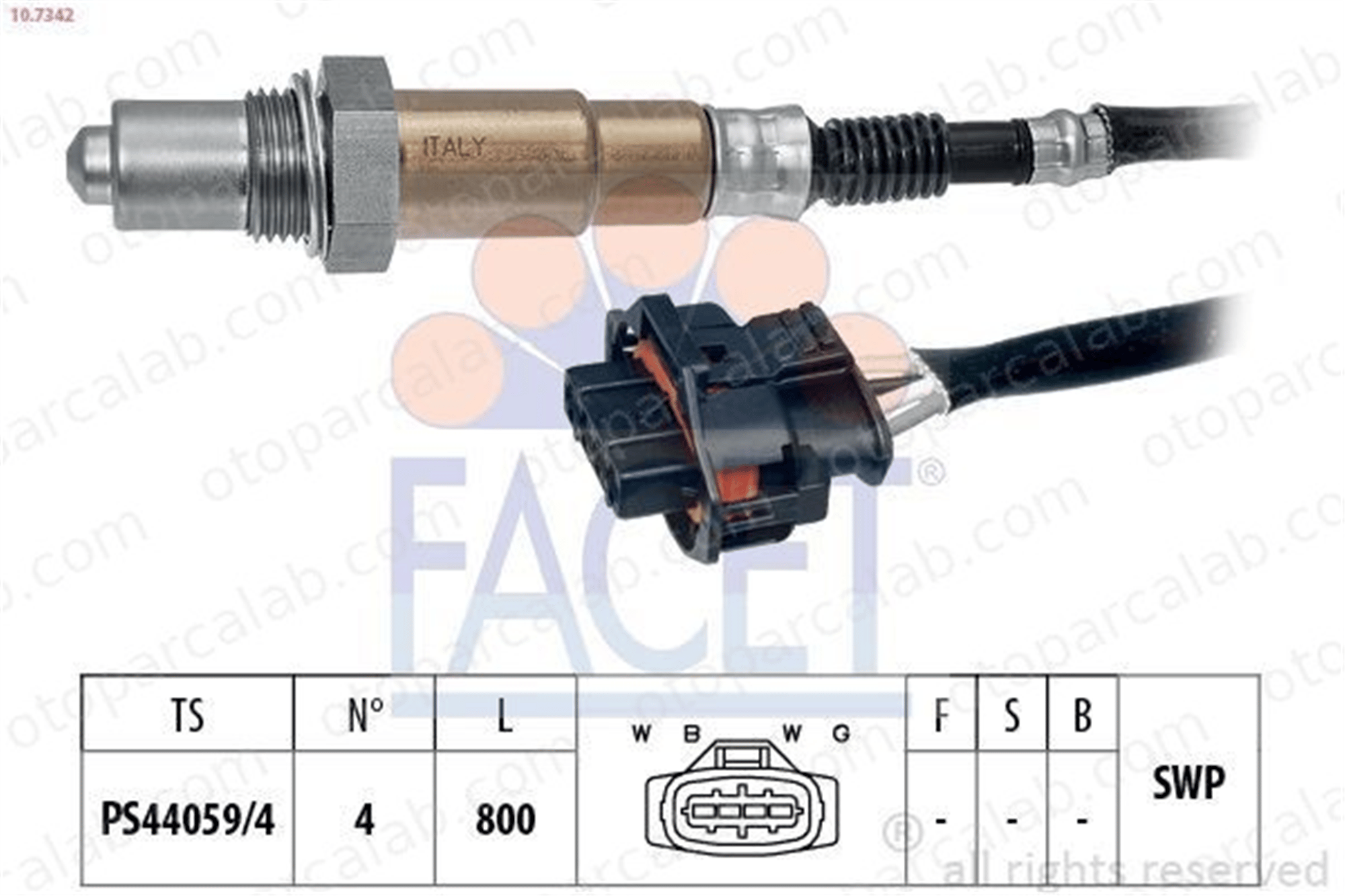 DFG OP121140 Oksijen (Lambda) Sensörü OPEL VECTRA B VECTRA B Station wagon 855356 9202575