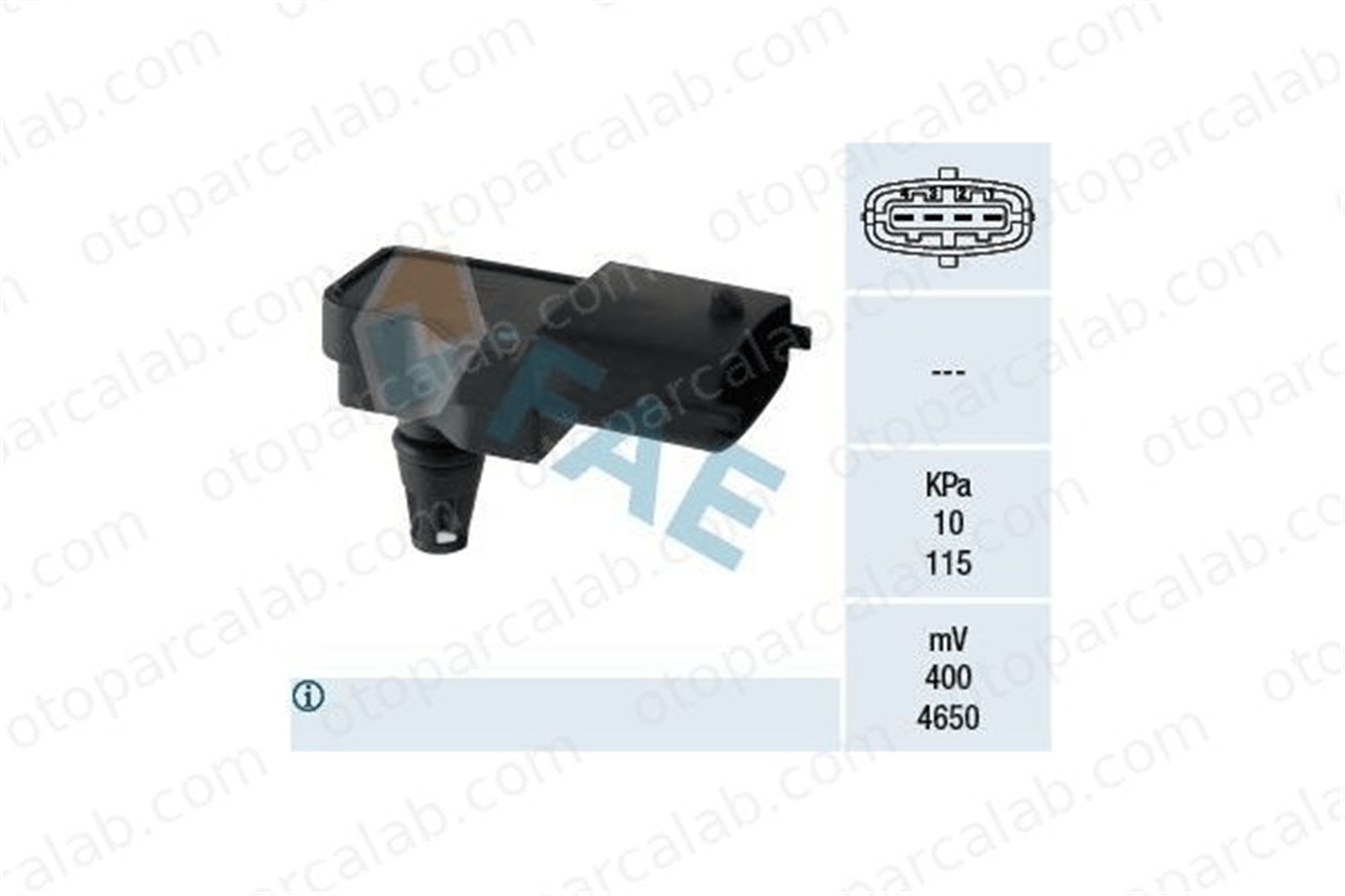 DODUCO 33212 MAP Sensörü PROTON GEN 2 46533518 46553045