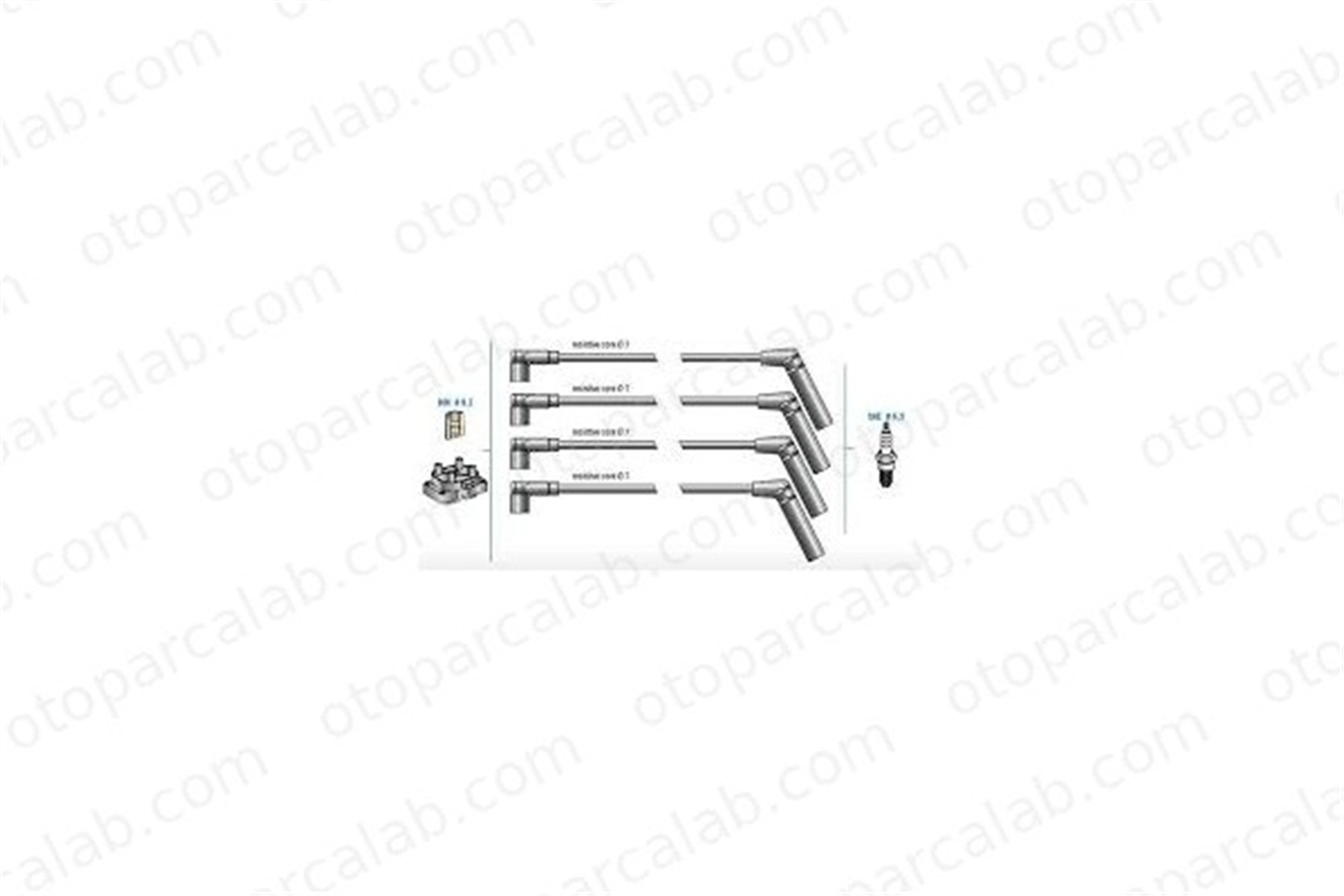 DODUCO 7715 Buji Kablosu FIAT TIPO LANCIA DEDRA 7716094 7620467