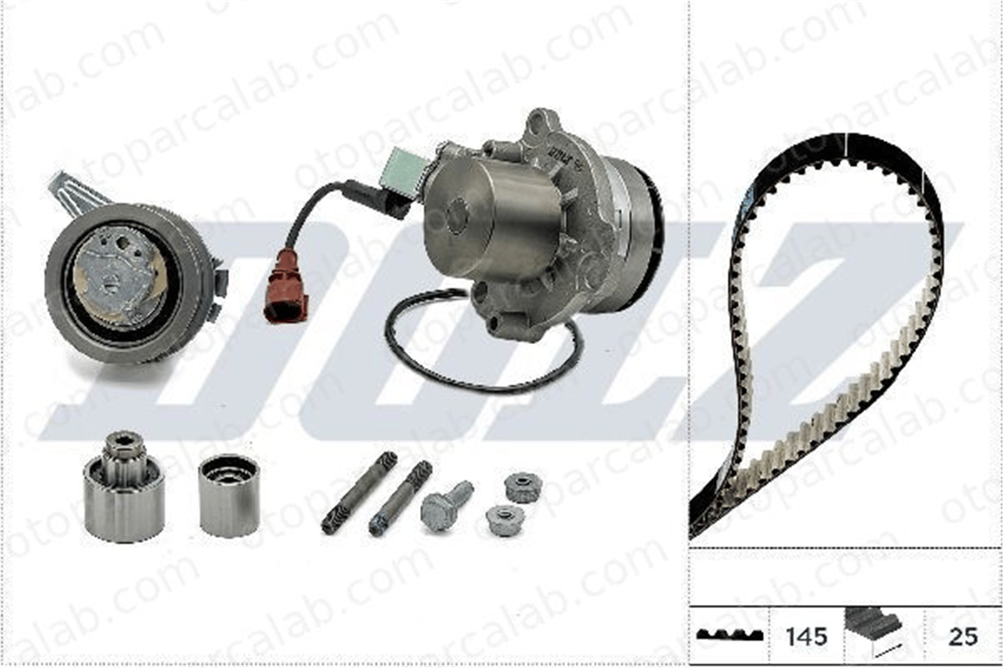 DOLZ KD153V Triger Kayış Seti AUDI A3 Sportback A3 Limousine 038109244P 04L109119A