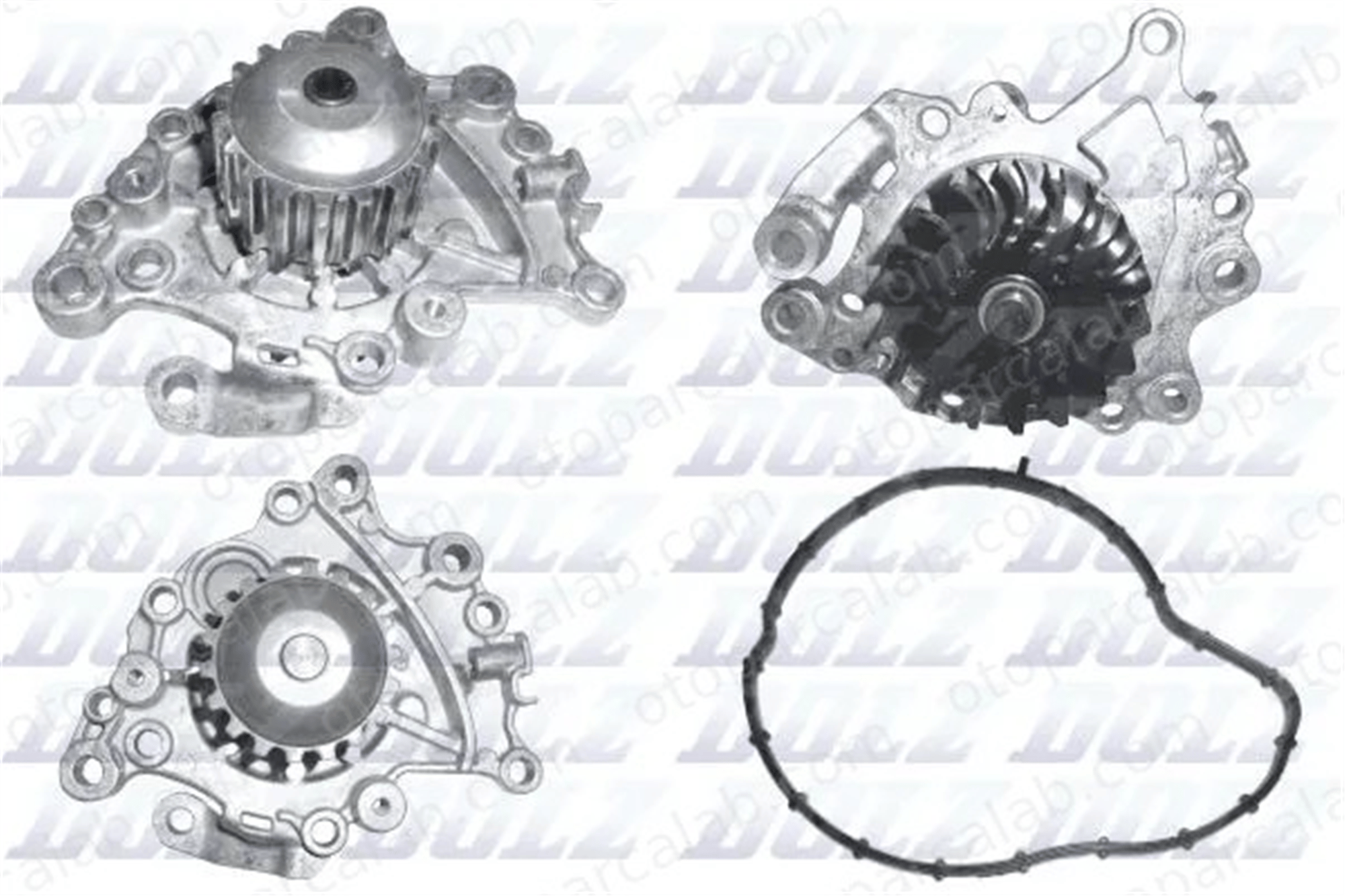 DOLZ N210 Devirdaim Su Pompası FORD ECOSPORT CITROËN BERLINGO JX6Q8591AA 1628941780