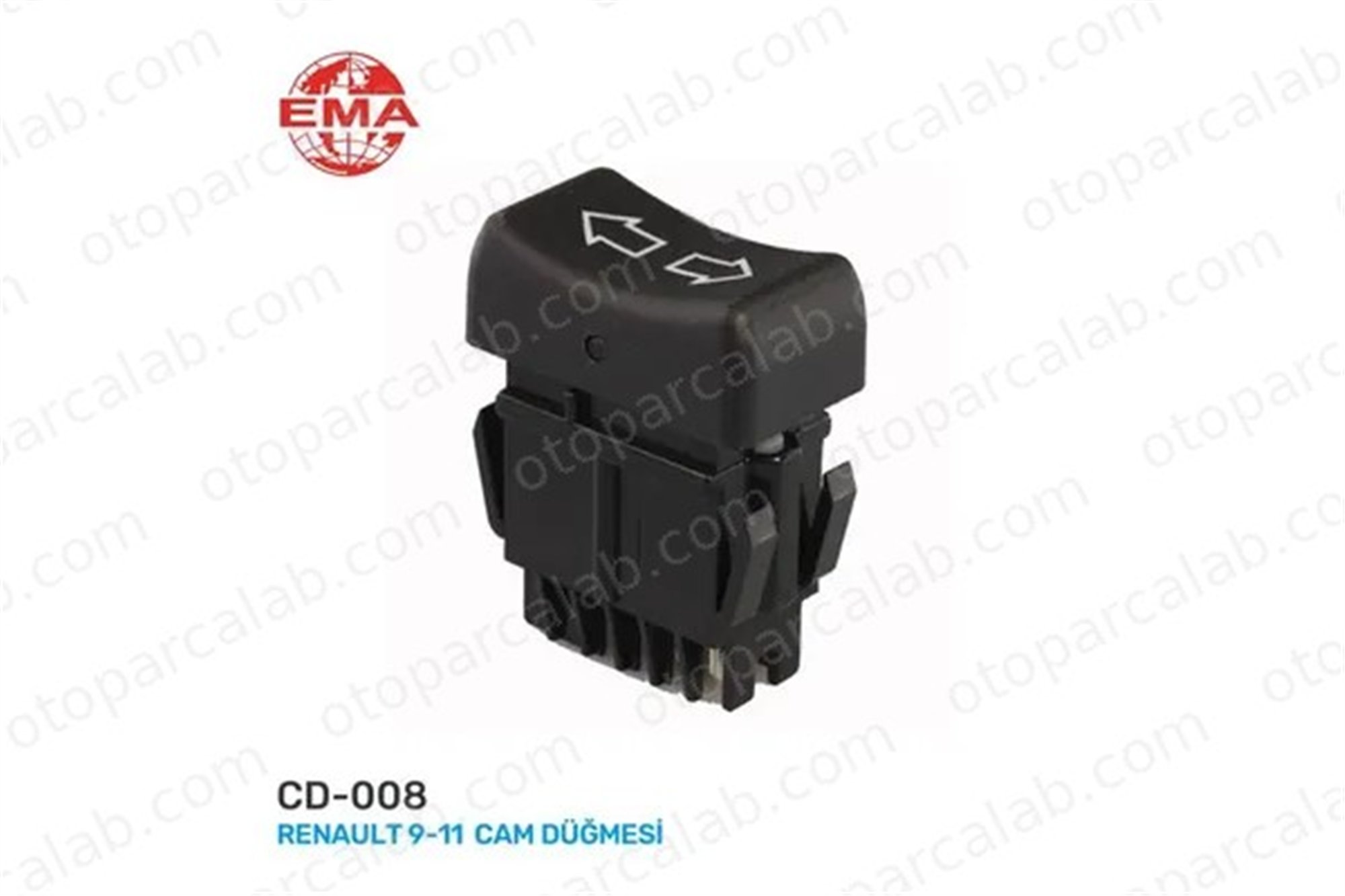 EMA MFK CD008 Cam Açma Düğmesi Ön Sağ EMA-MFK CD008 RENAULT 9 SUPER 5 7700705925 7700673247
