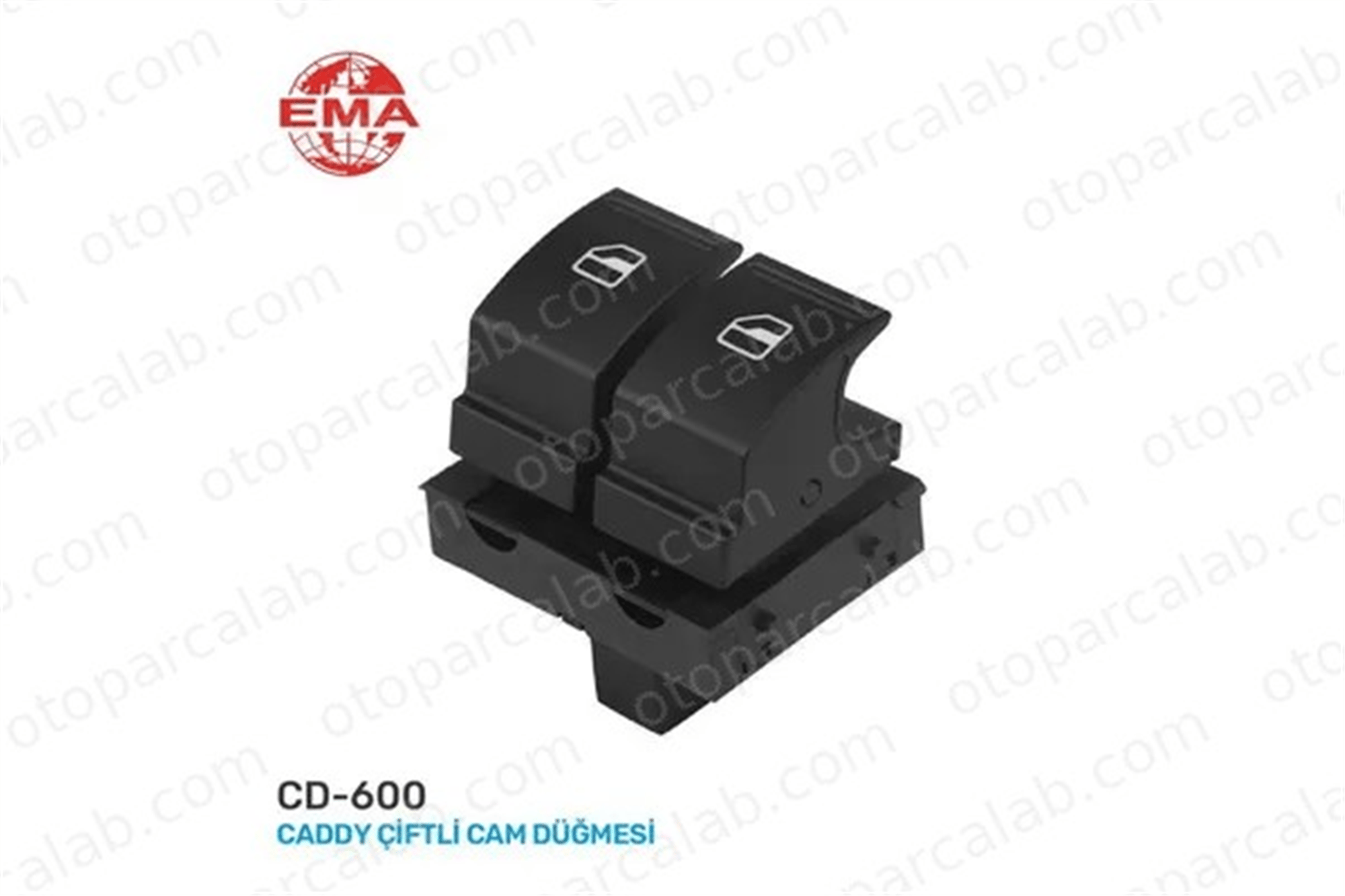 EMA MFK CD600 Cam Açma Düğmesi Ön Sol EMA-MFK CD600 VW CADDY IV Kasa/büyük limuzin CADDY IV MPV 5K3959857CXSH 5K0959857