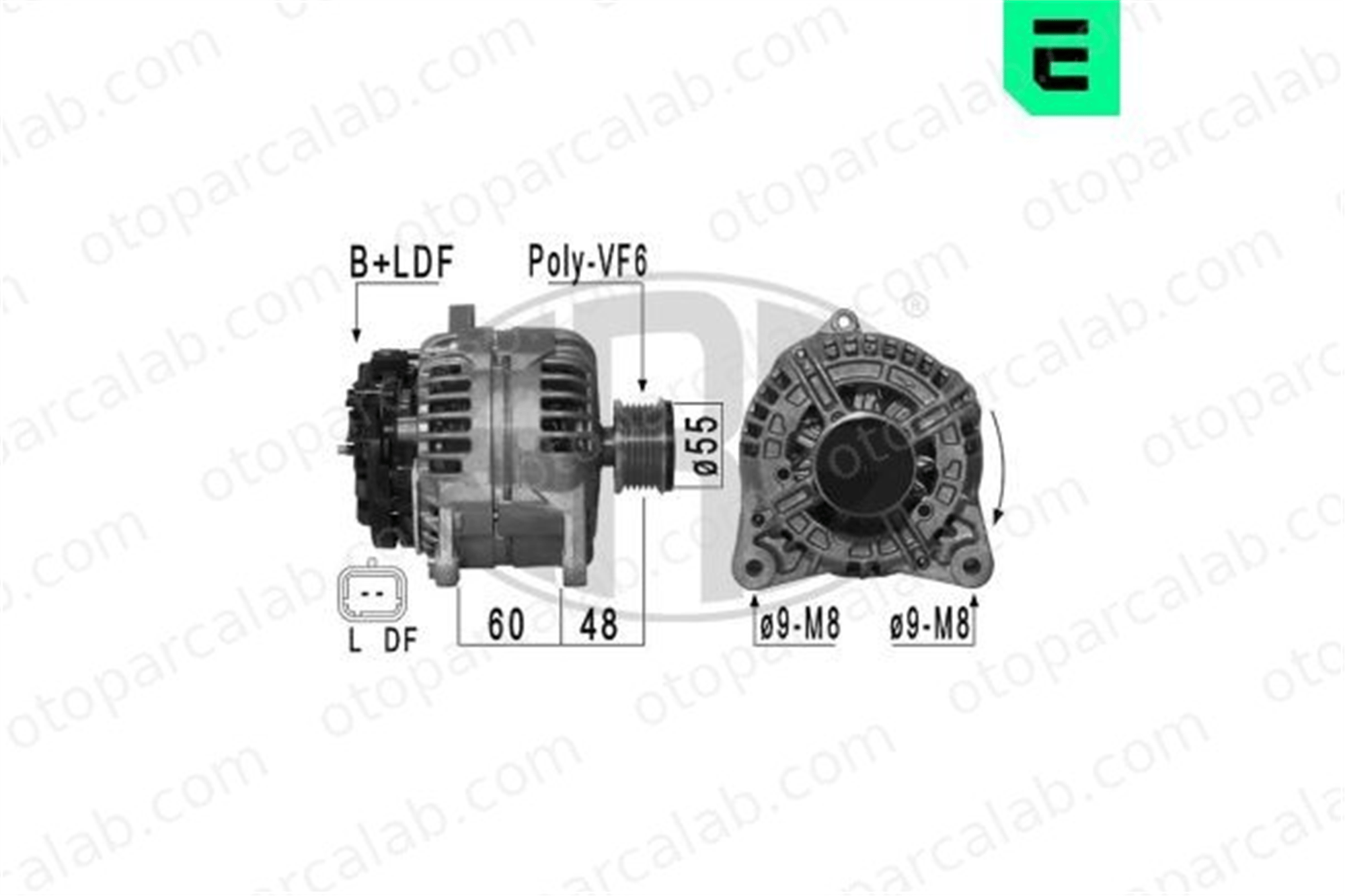 ERA 209028A Alternatör RENAULT KANGOO Express NISSAN NOTE 2310000Q0M 2310000Q2J