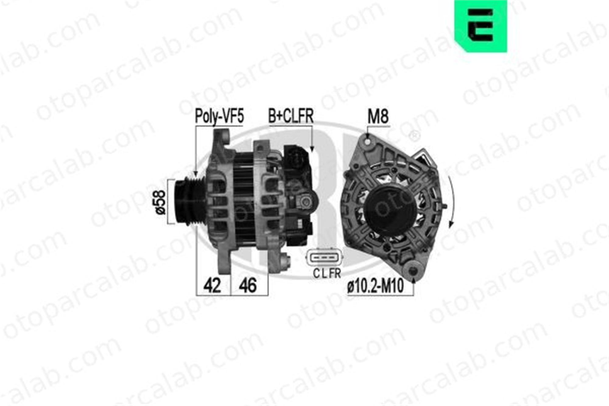 ERA 209029 Alternatör KIA RIO III RIO III Sedan 3730003600