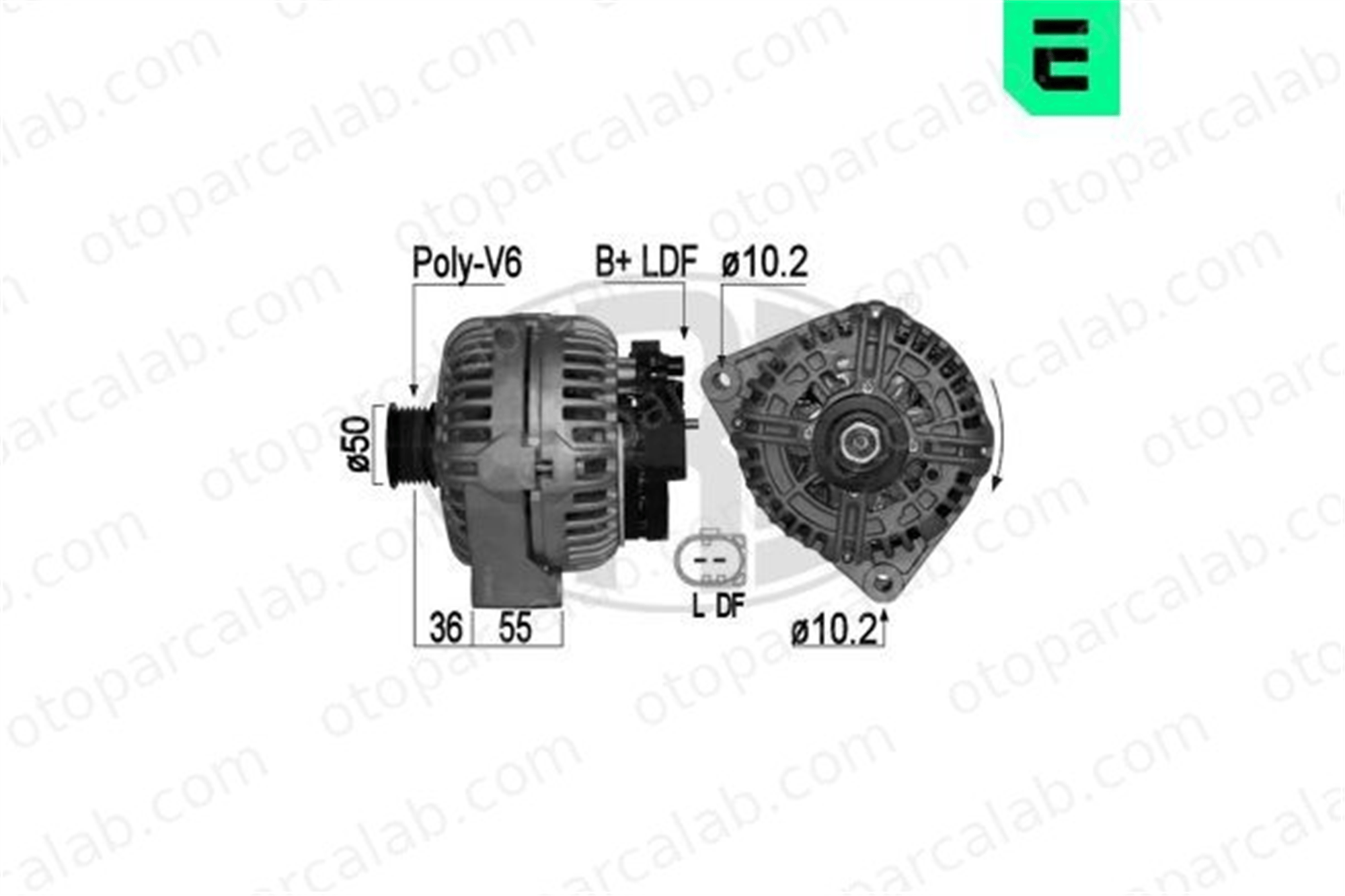 ERA 209049A Alternatör MERCEDES-BENZ S-SERISI E-SERISI T-Model A012154130280 12154130280