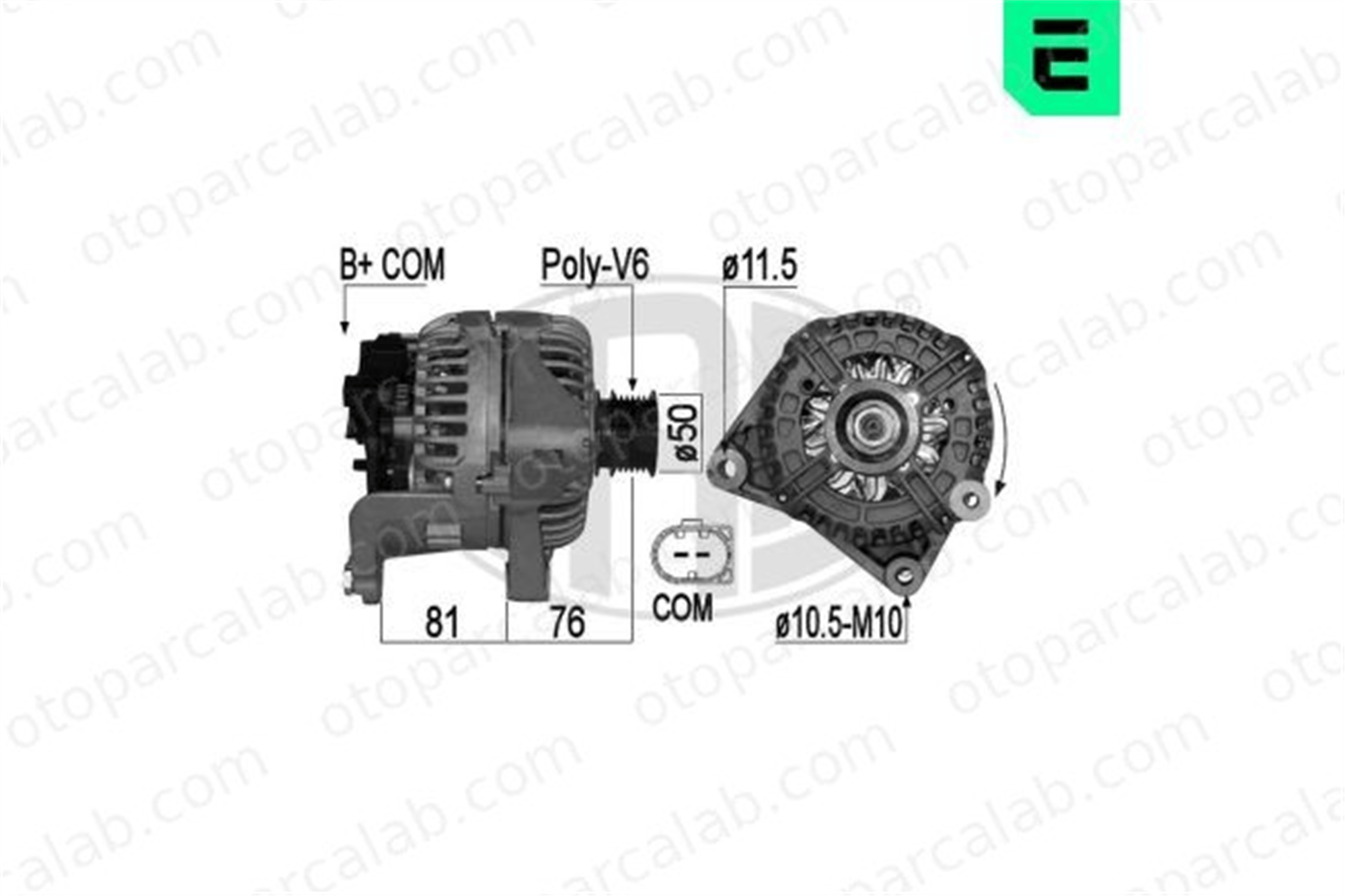 ERA 209070A Alternatör BMW Z4 Roadster 3 12317519620 12317519618