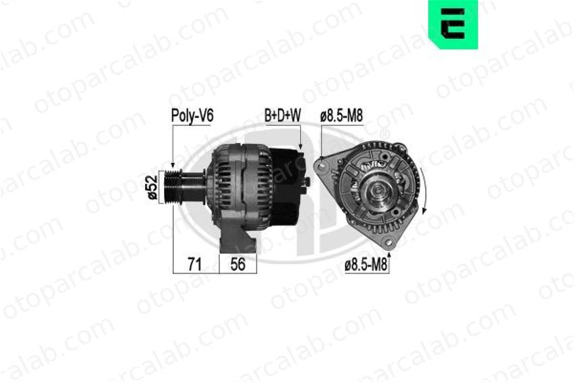 ERA 209092A Alternatör SAAB 9-3 9-3 Cabriolet 4221826 32025618