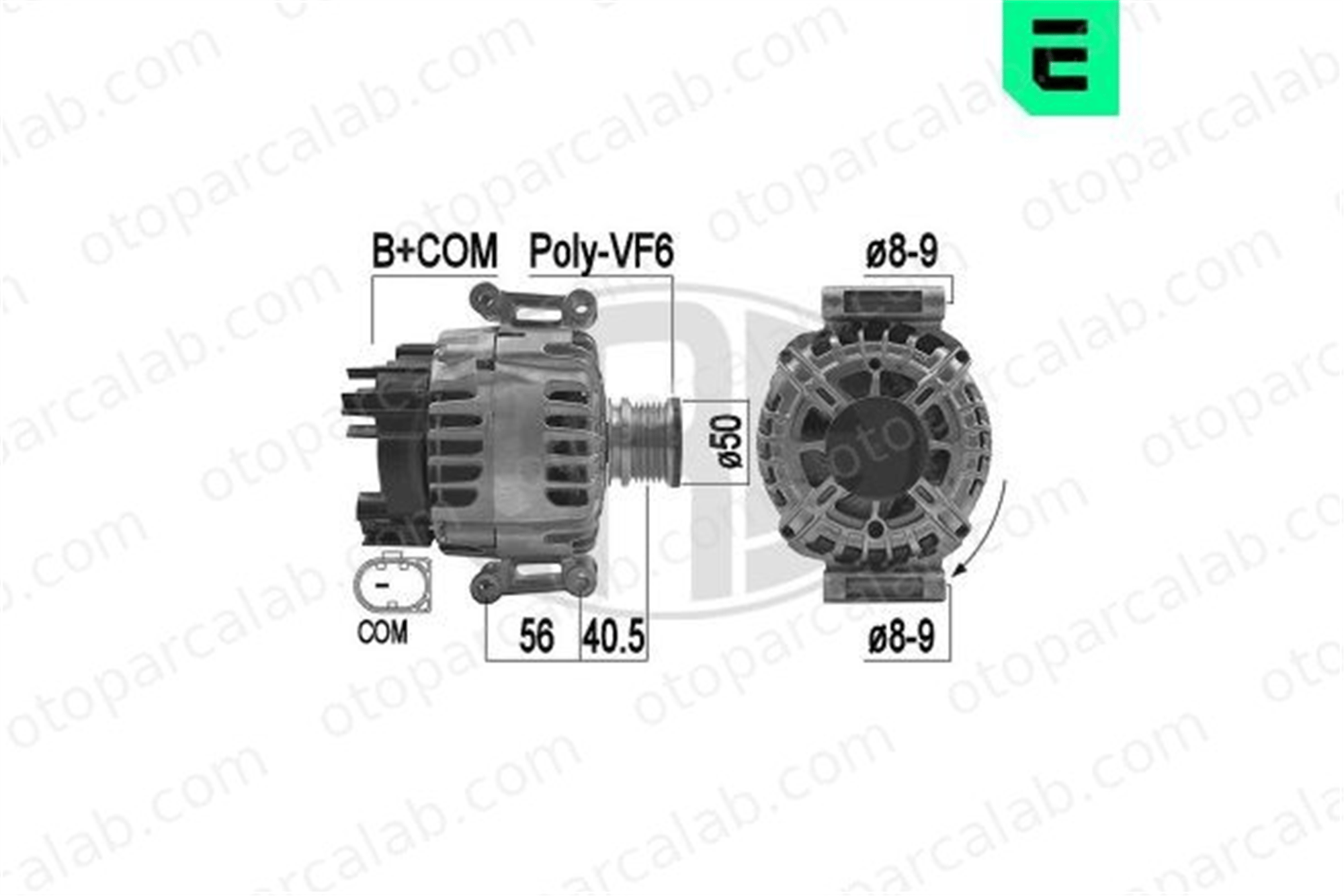 ERA 209221 Alternatör MERCEDES-BENZ C-SERISI C-SERISI T-Model A0141541402 A141541402