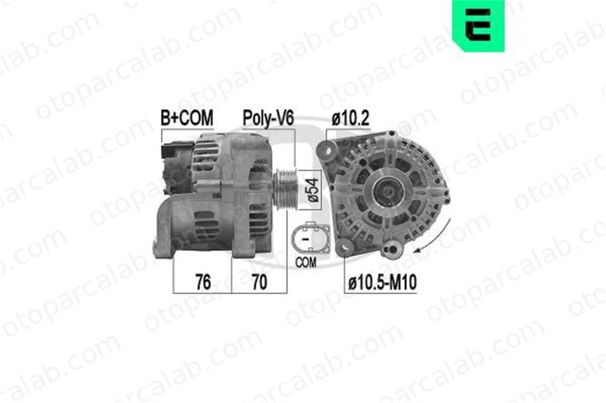 ERA 209229 Alternatör BMW 5 5 Touring 12317802928 12317800308