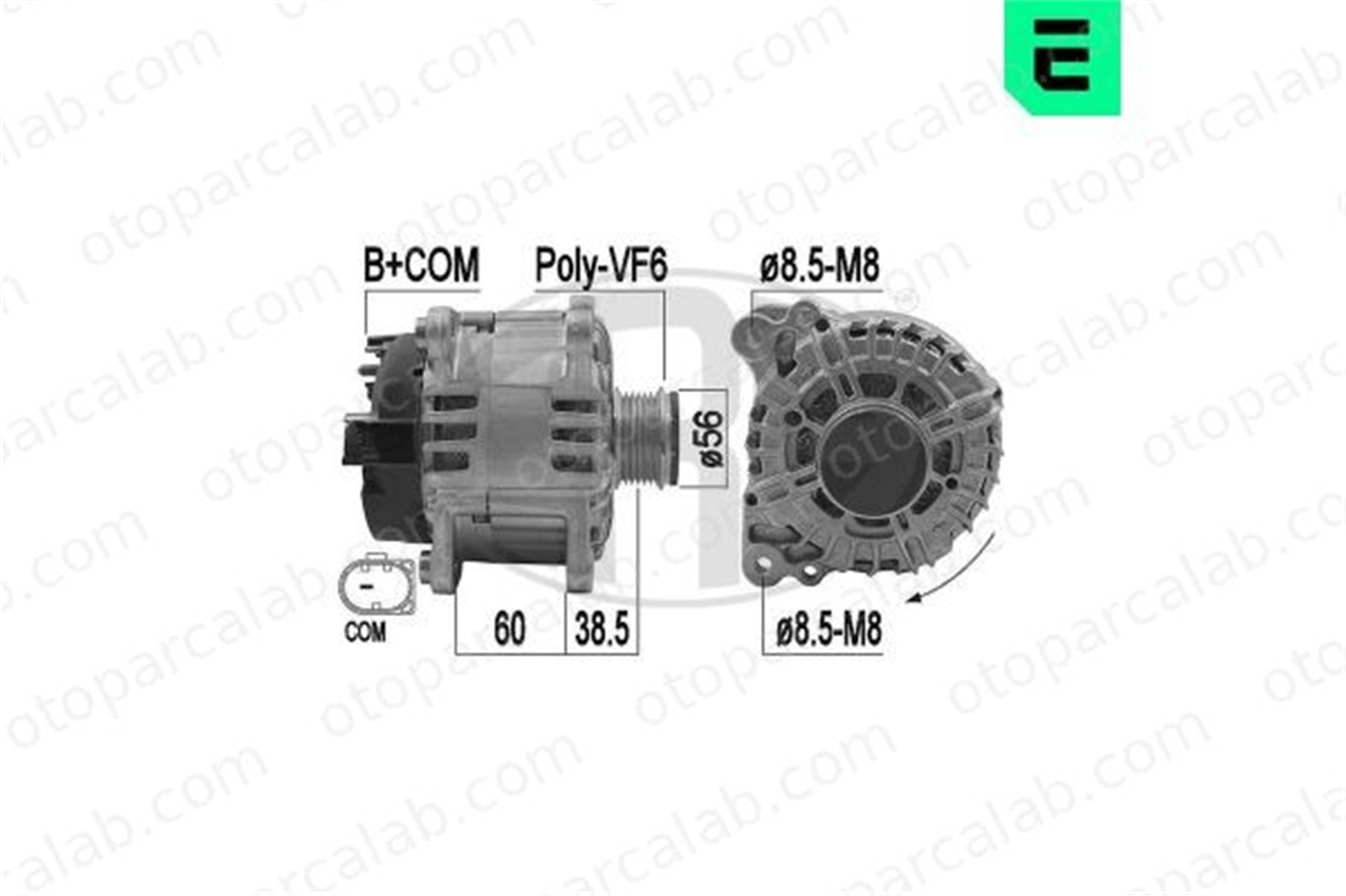 ERA 209230 Alternatör AUDI A5 A4 B8 59903016JX 059903016JX