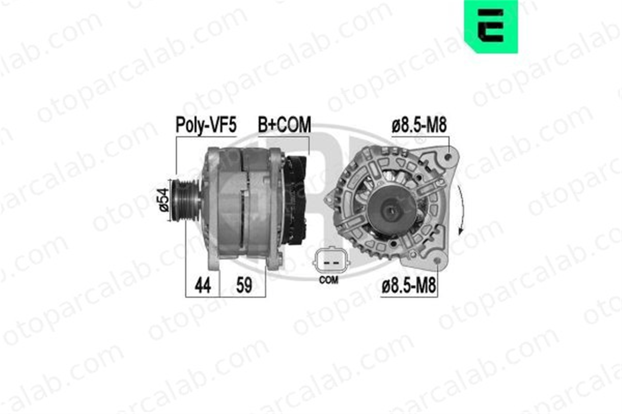 ERA 209376A Alternatör RENAULT CLIO III CLIO III Grandtour 8200360480