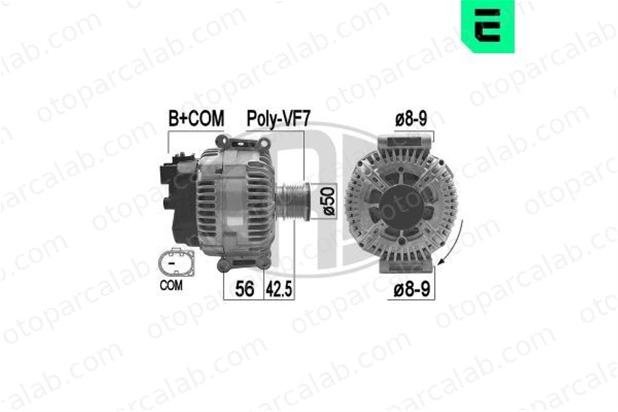 ERA 209477 Alternatör CHRYSLER 300C 300C Touring 4896808AA 04896 808AA