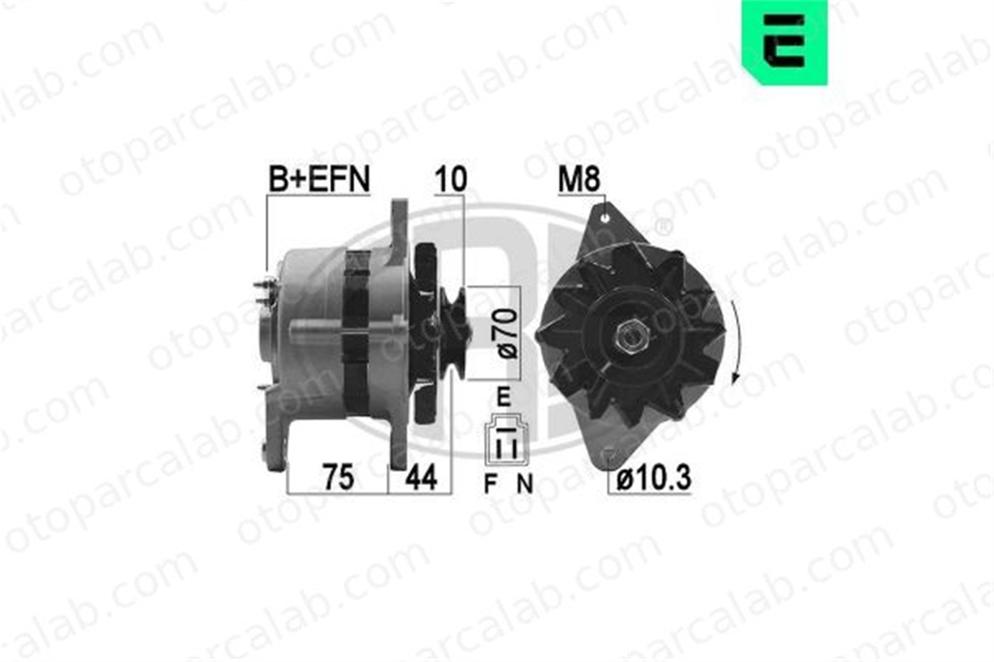 ERA 209484A Alternatör TOYOTA CELICA Coupe CELICA 2702012040 270201011071