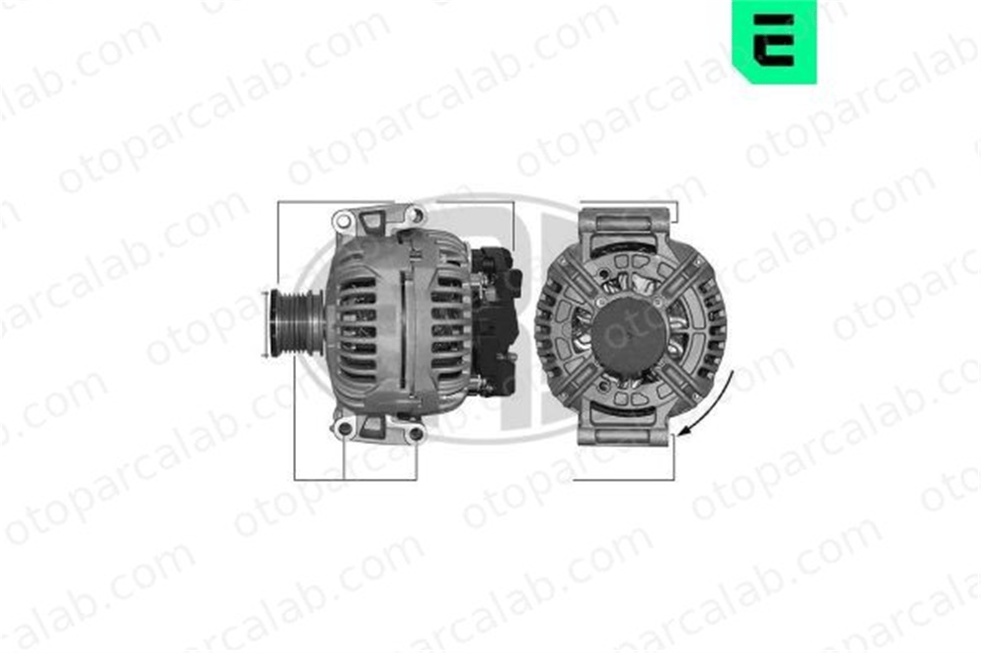 ERA 209550A Alternatör CHRYSLER PT CRUISER 121546302 5080464AB