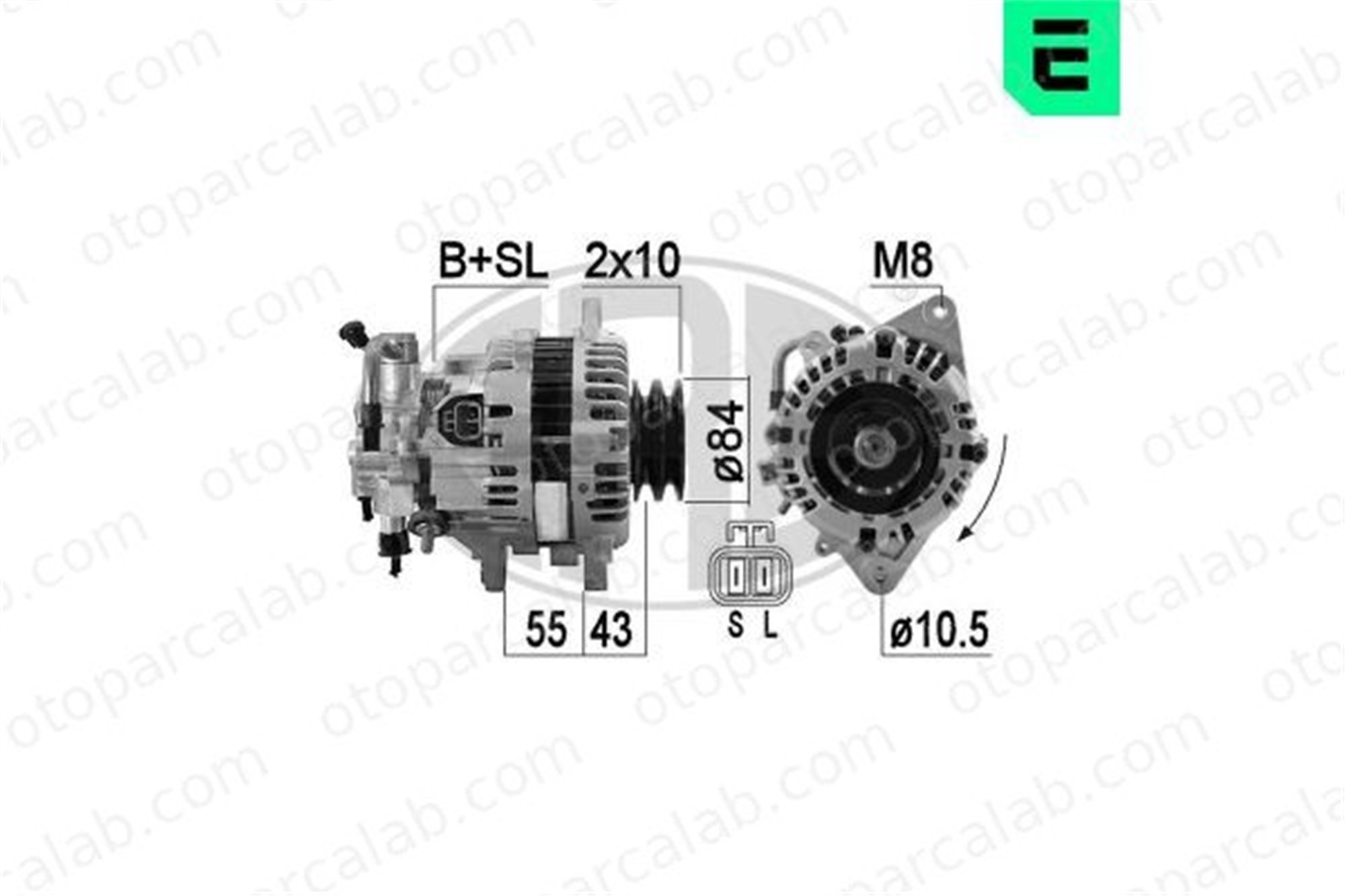 ERA 209599 Alternatör HYUNDAI H-1 / STAREX Minibüs/Otobüs H-1 Panelvan/Van 3730042910