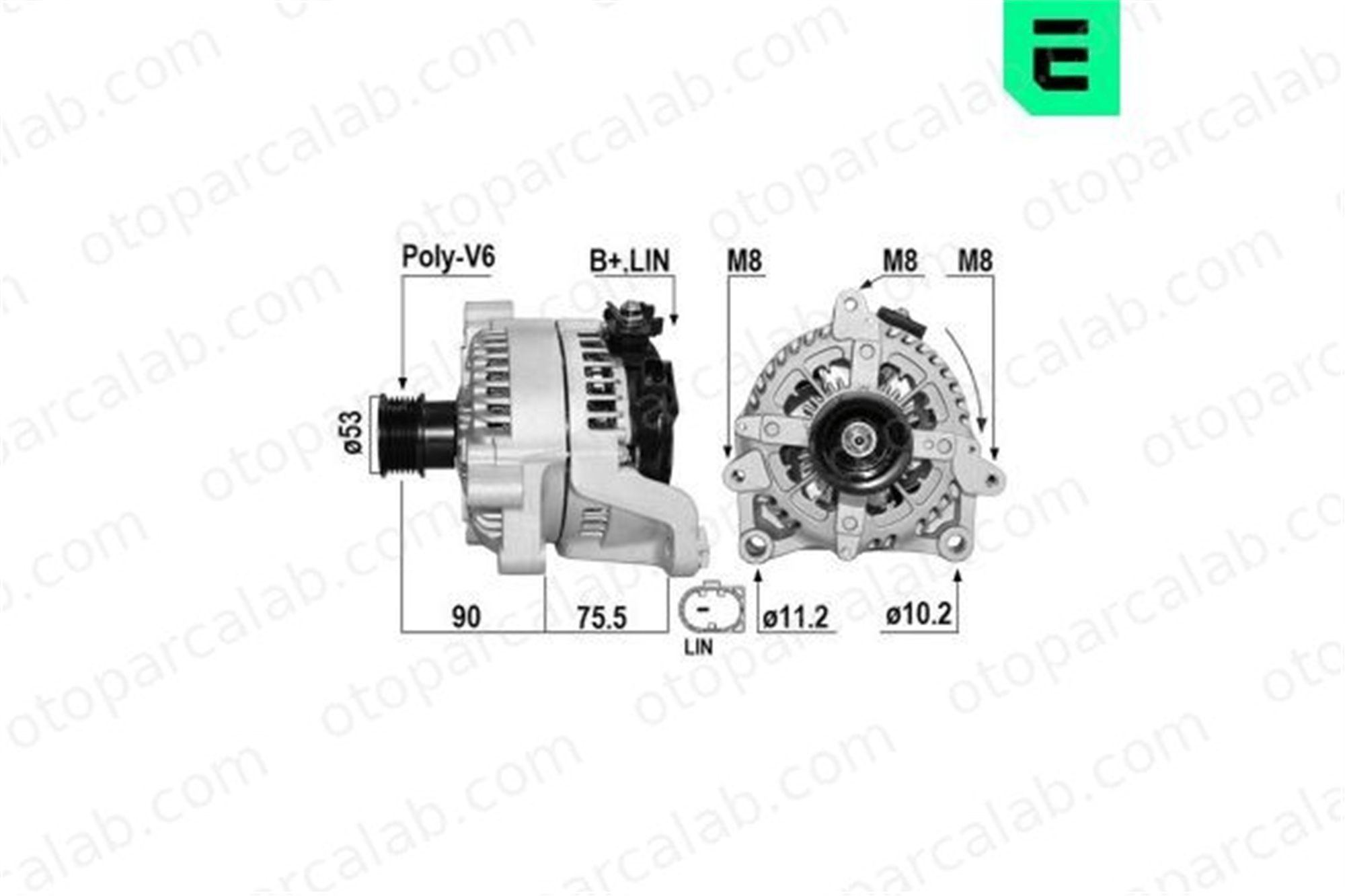 ERA 209701A Alternatör BMW 4 Gran Coupe 3 8648047 12318645329