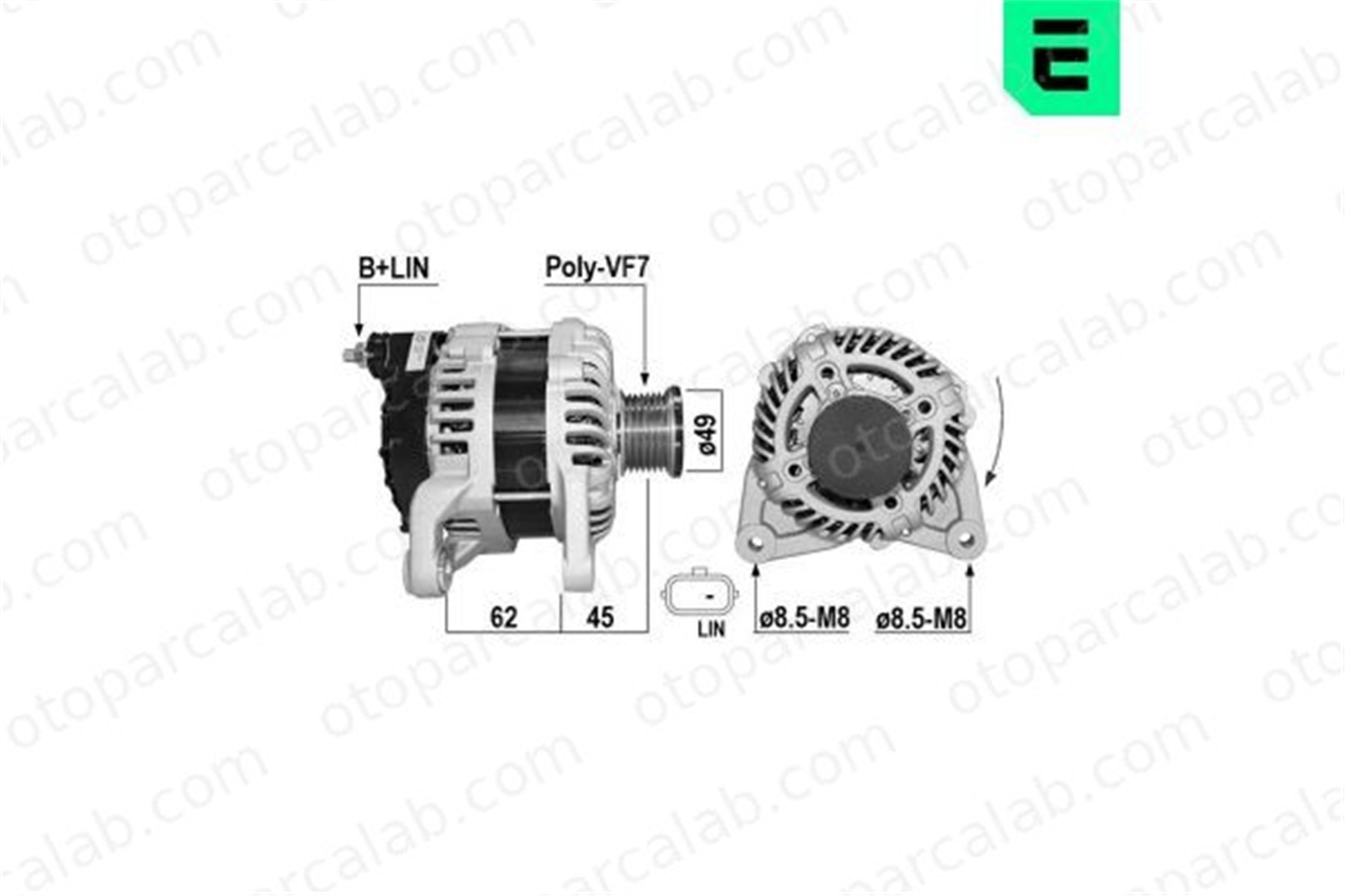 ERA 209727A Alternatör NISSAN MICRA V DACIA DUSTER A5TE0181ZE 231005FN6A