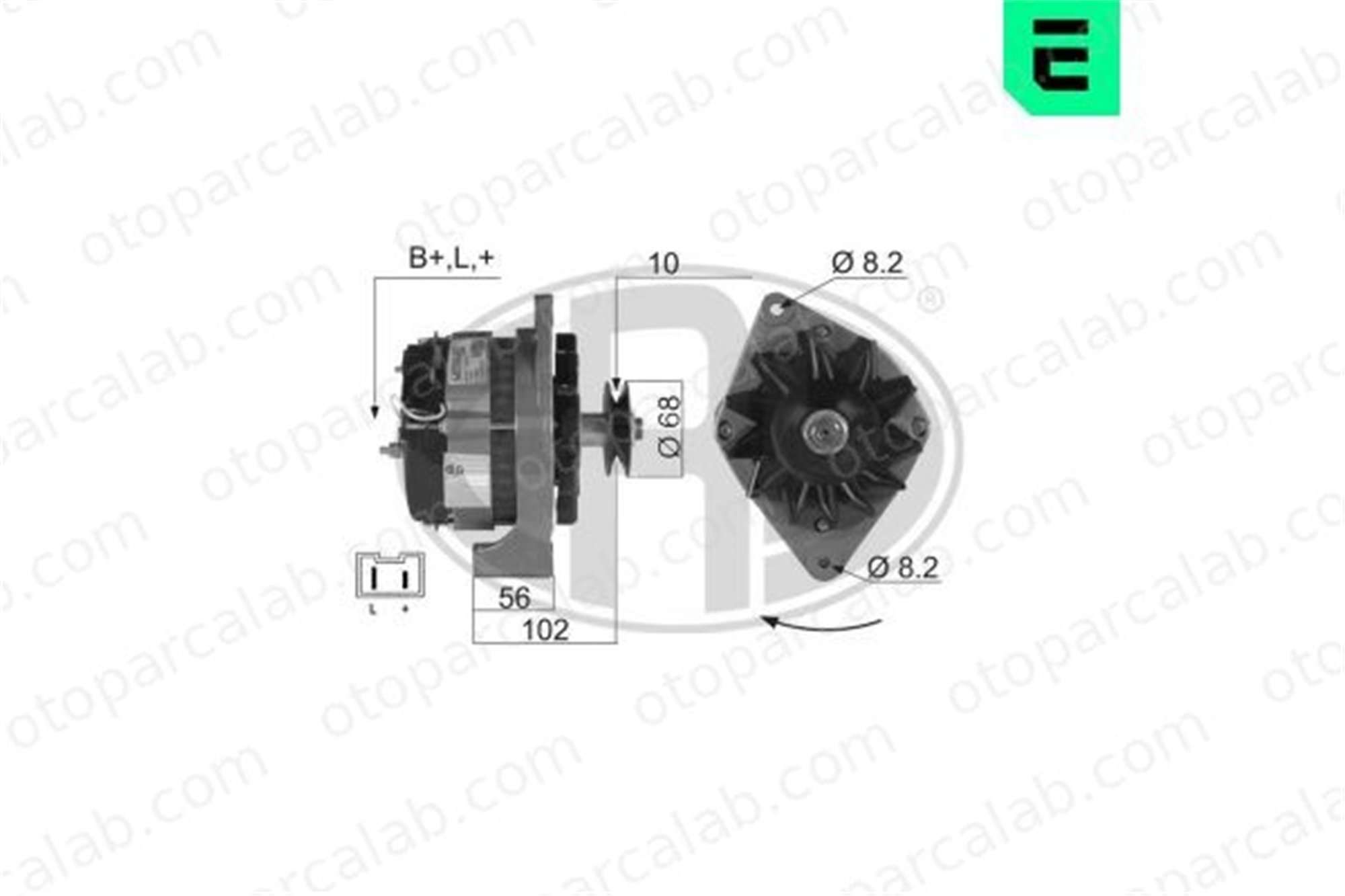 ERA 210009A Alternatör RENAULT 9 SUPER 5 7700764382 7700807041