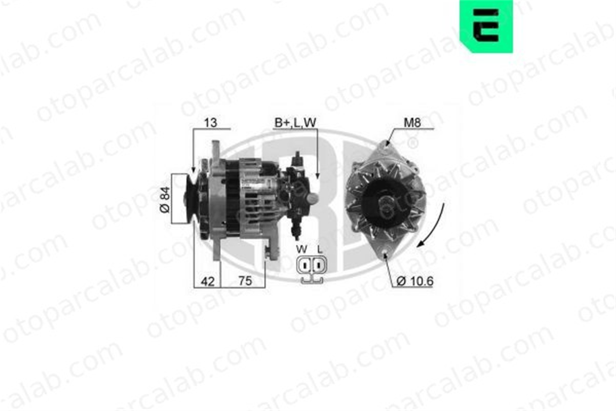 ERA 210064A Alternatör OPEL ASTRA F Kombi van ASTRA F Station wagon 8971502001 R1030093