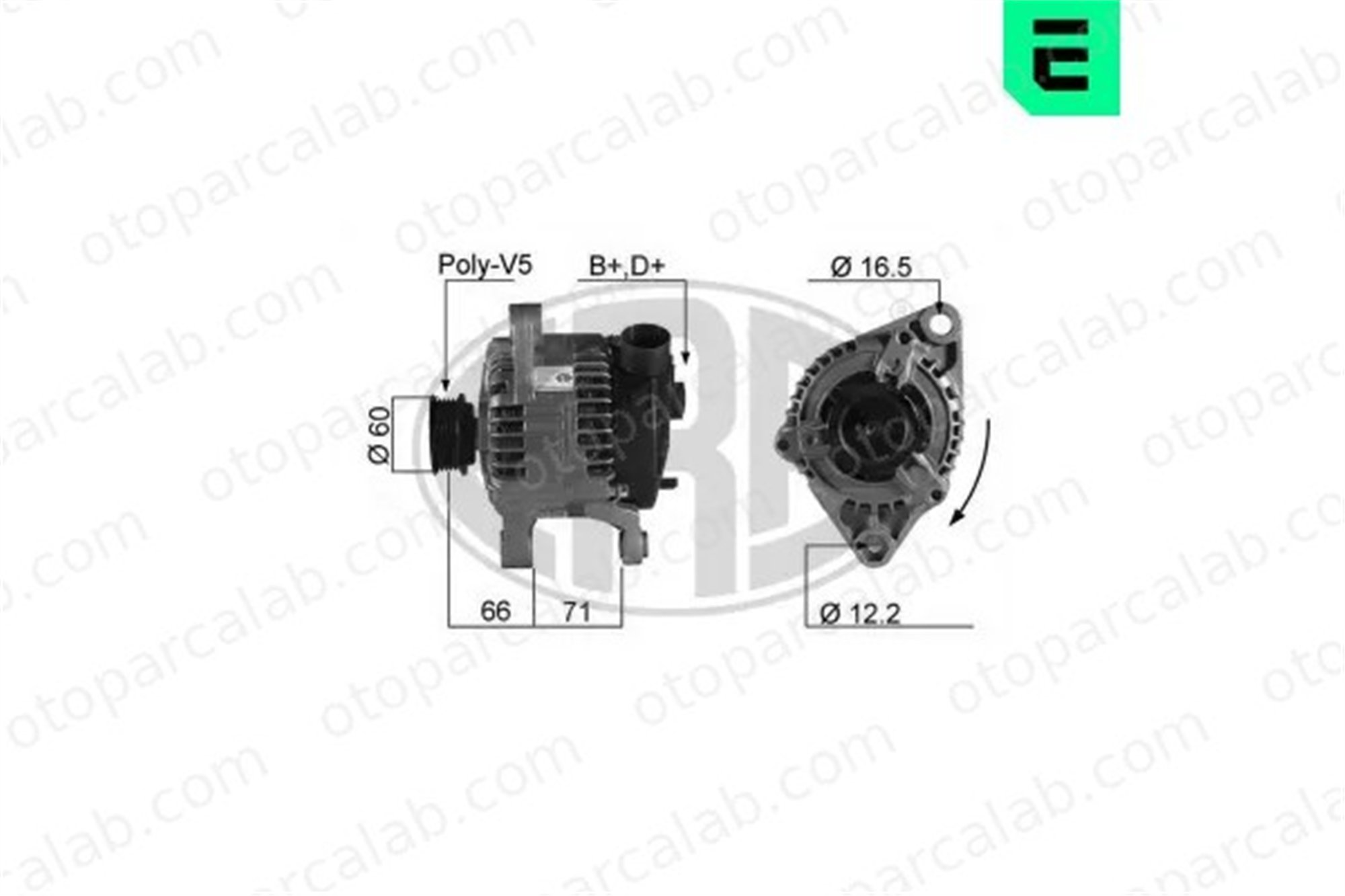 ERA 210070A Alternatör FIAT MAREA BRAVA 46428734