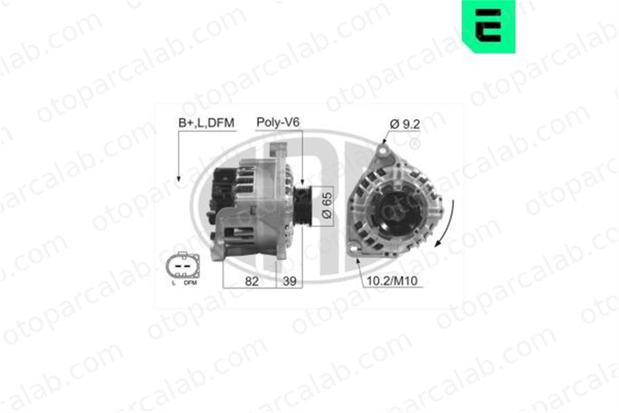 ERA 210076 Alternatör AUDI A6 C5 Avant A6 C5 6C903016 06C903016