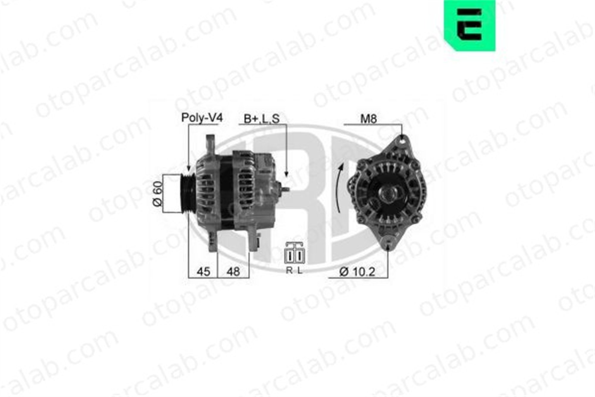 ERA 210081 Alternatör HYUNDAI ATOS 3730002503AT 3730002503