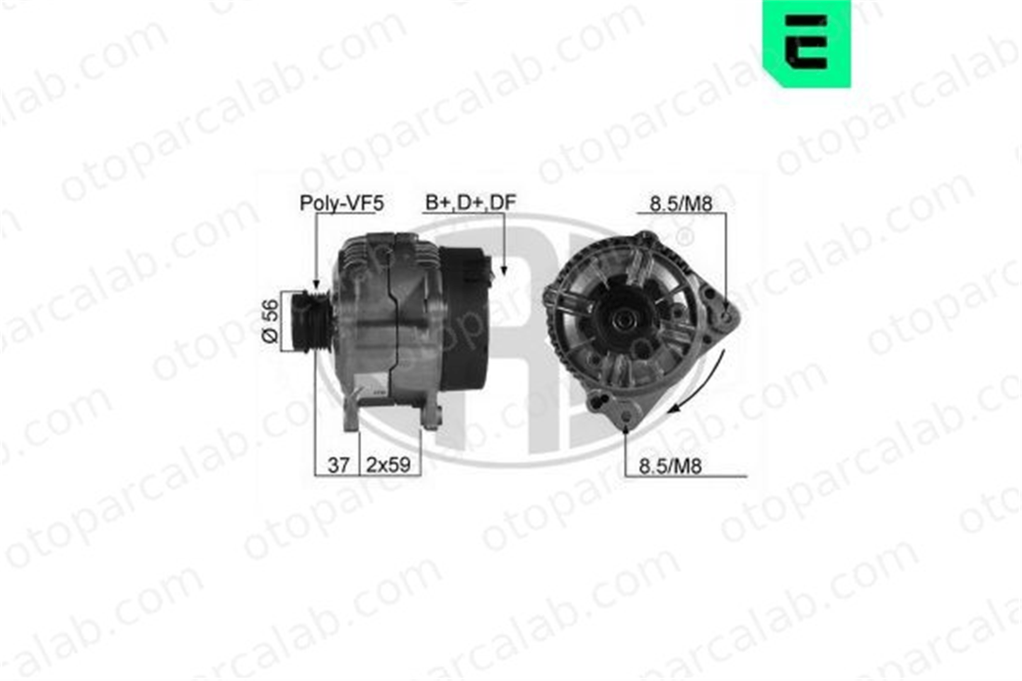 ERA 210097A Alternatör VW PASSAT B5 PASSAT B5 Variant 28903028 028 903 028