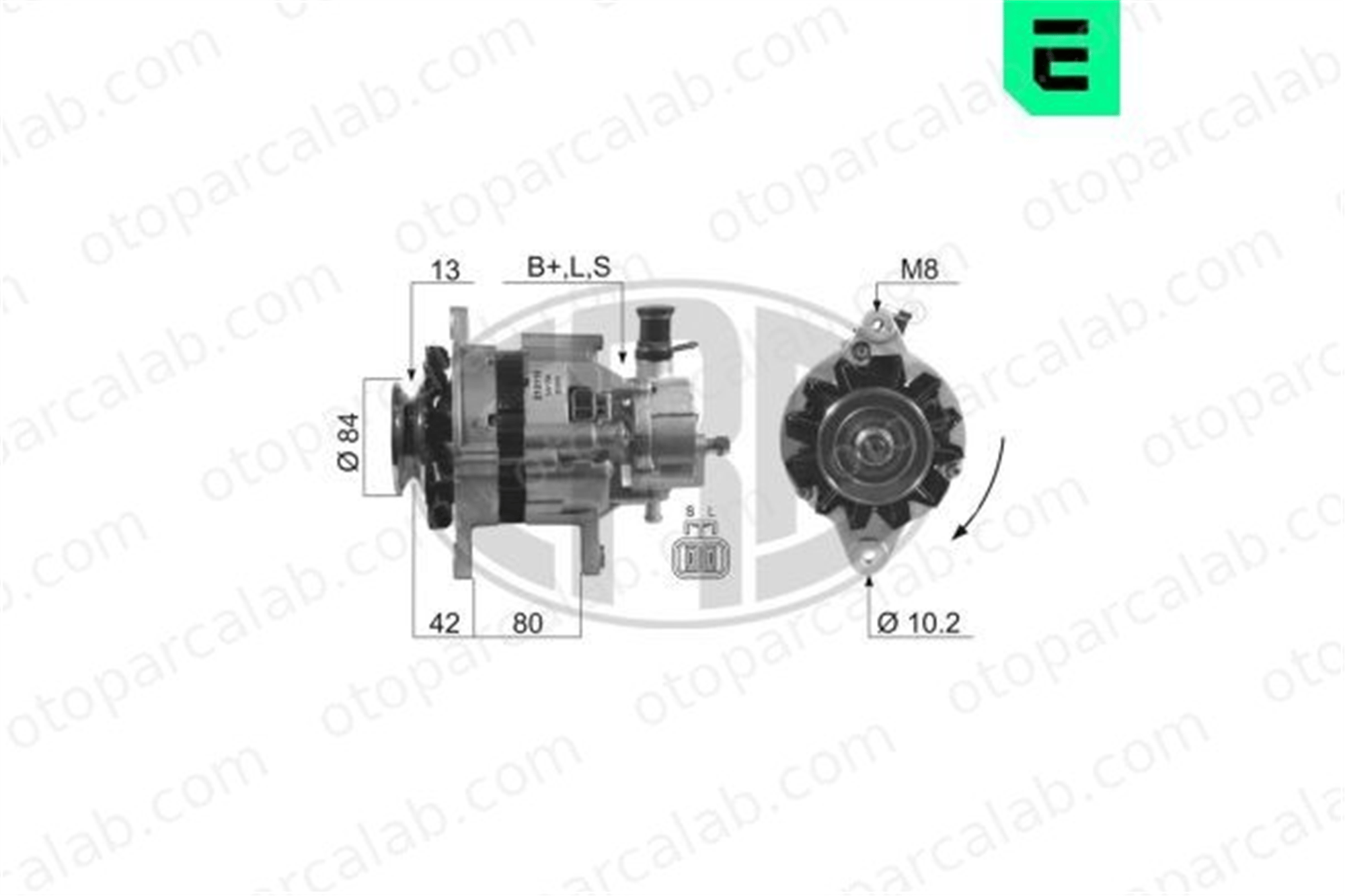 ERA 210115A Alternatör FORD MAVERICK NISSAN TERRANO I 2310043G04 231000F000
