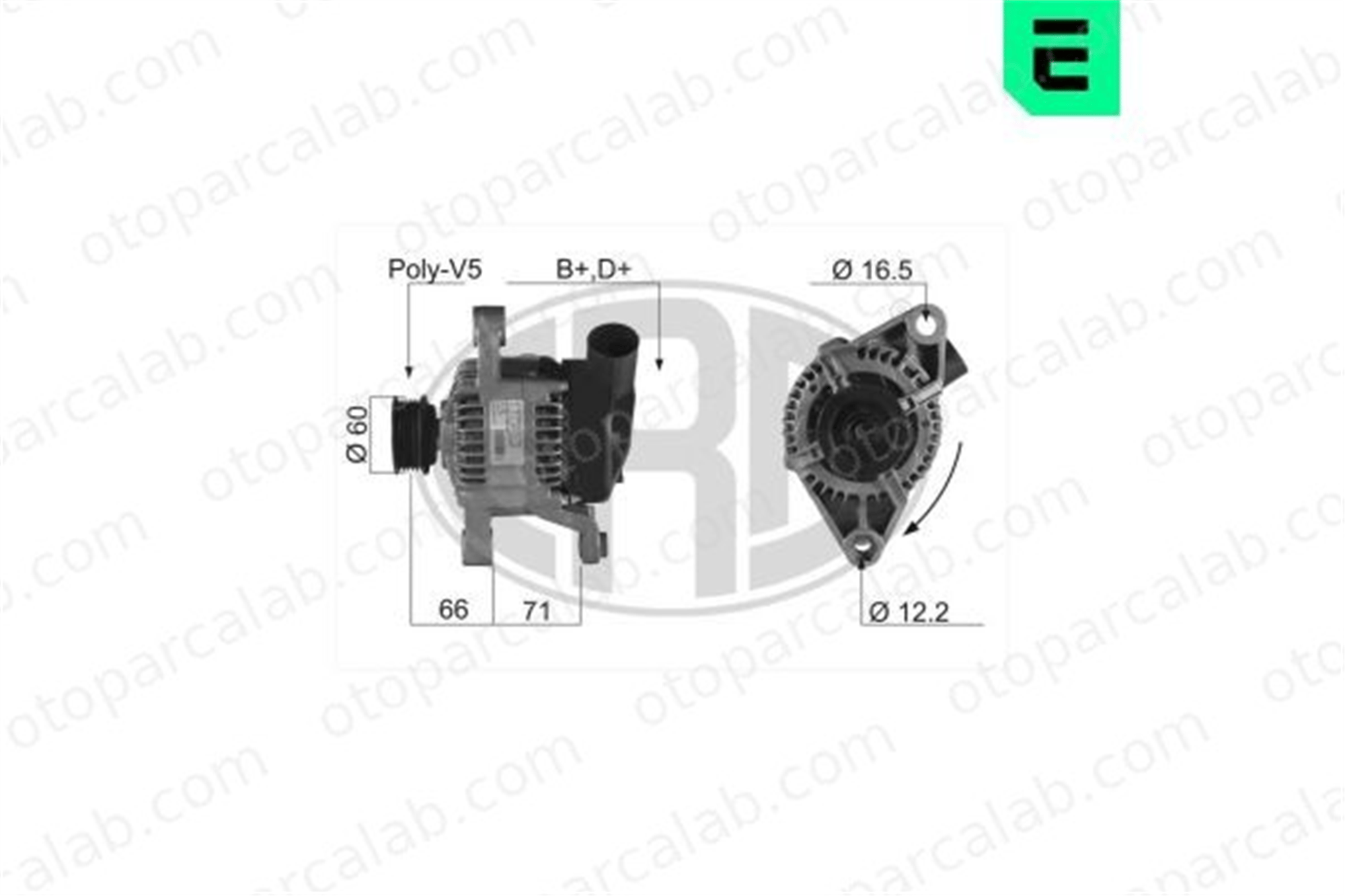 ERA 210177A Alternatör FIAT MAREA PALIO 46420962