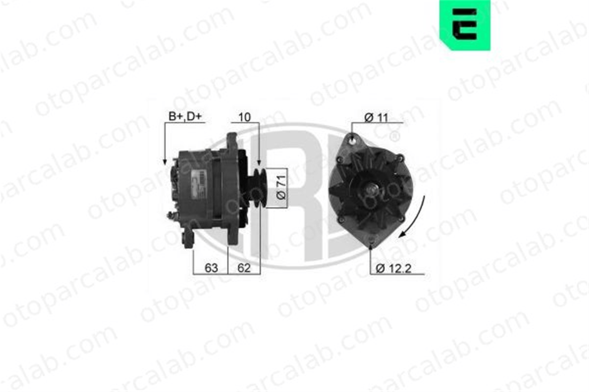 ERA 210193A Alternatör LANCIA THEMA FIAT CROMA 5991721 46123952