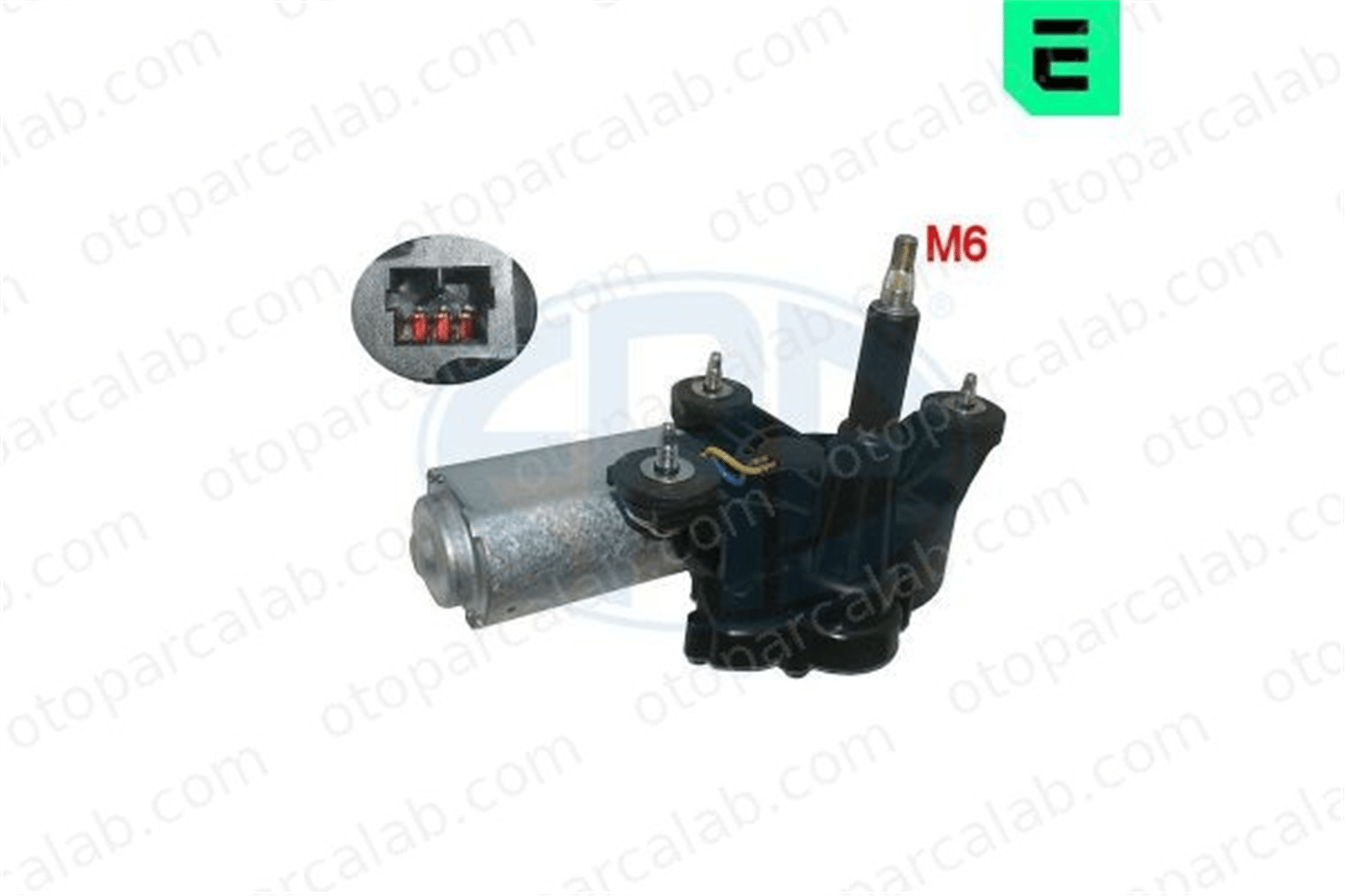 ERA 460267 Silecek Mekanizma Motoru Arka FIAT 500 500 C 9S5117K441AB