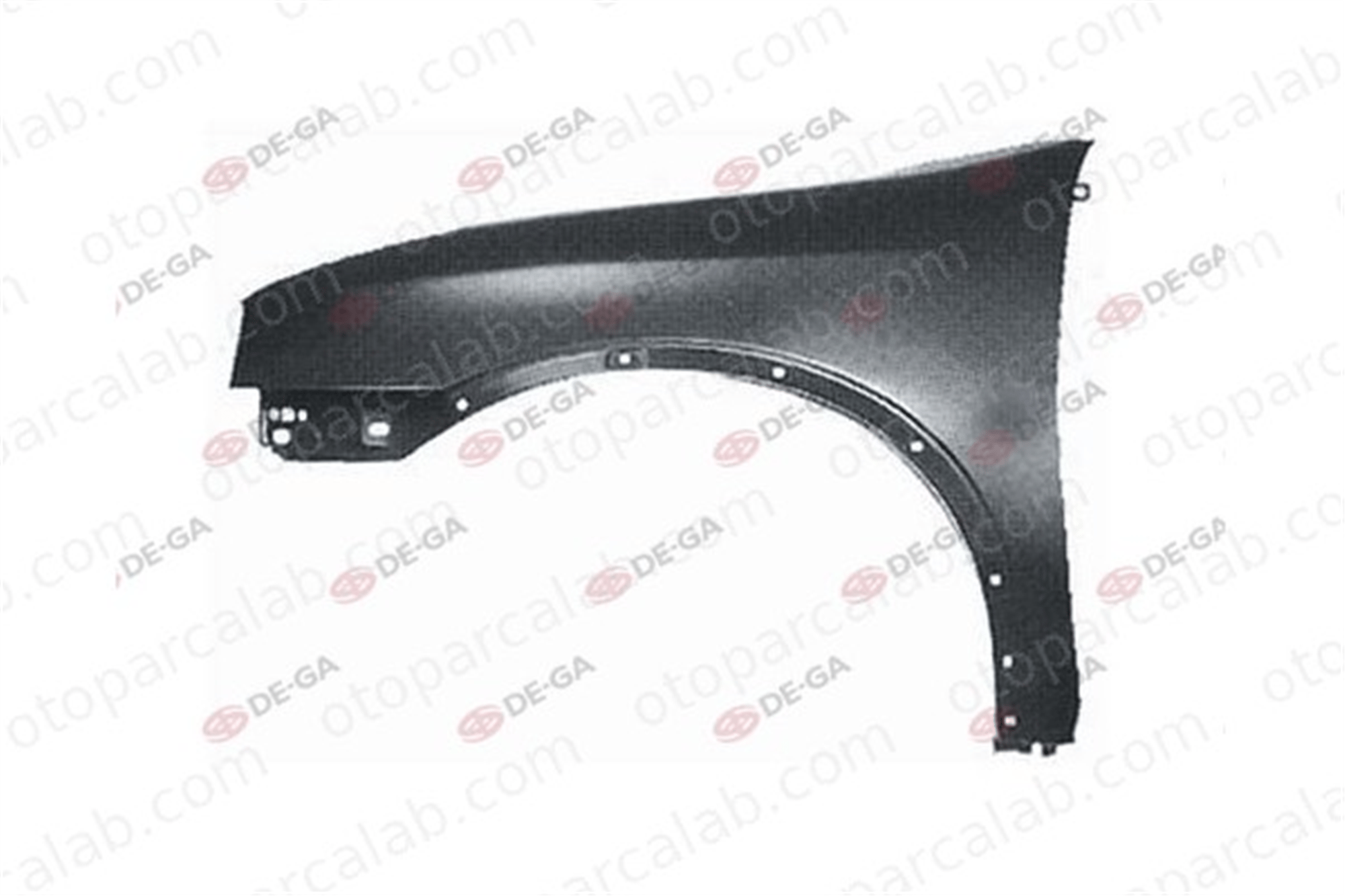 EUROBUMP OPL08CO005 Çamurluk Ön Sol OPEL COMBO Kasa/büyük limuzin CORSA B 90387048