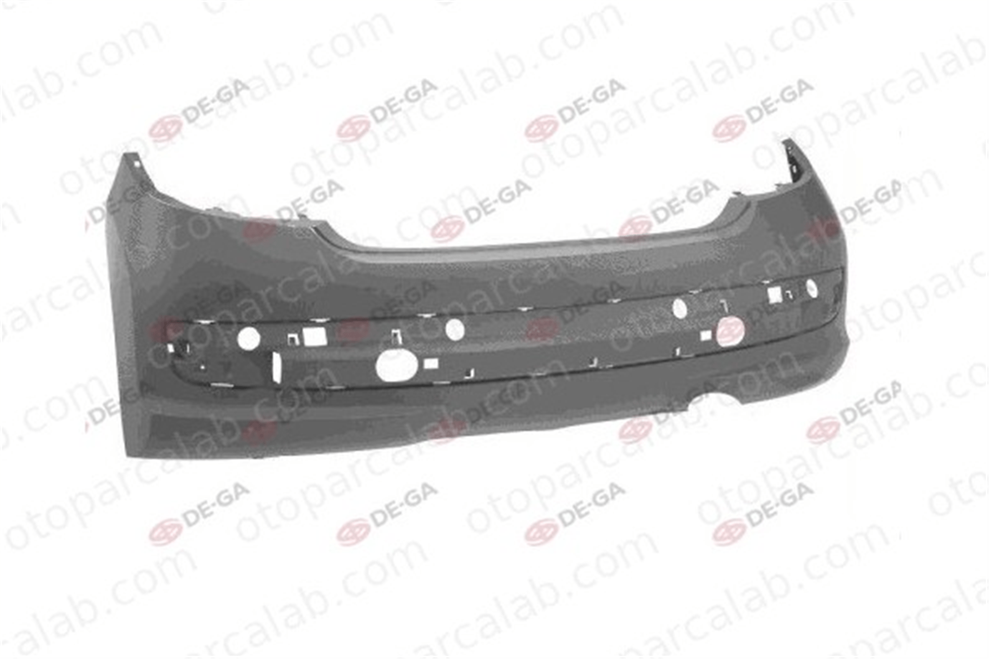 EUROBUMP PEJ0727019 Tampon Arka PEUGEOT 207 207 CC 7410Z6