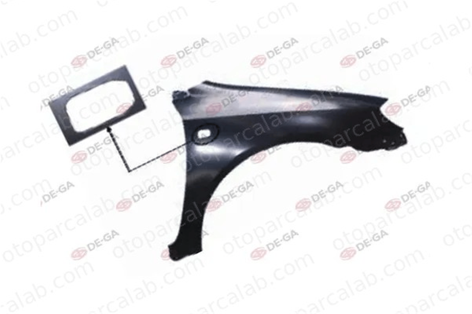 EUROBUMP TOY08CO012 Çamurluk Ön Sağ TOYOTA COROLLA COROLLA Sedan 5381102080 538111H190
