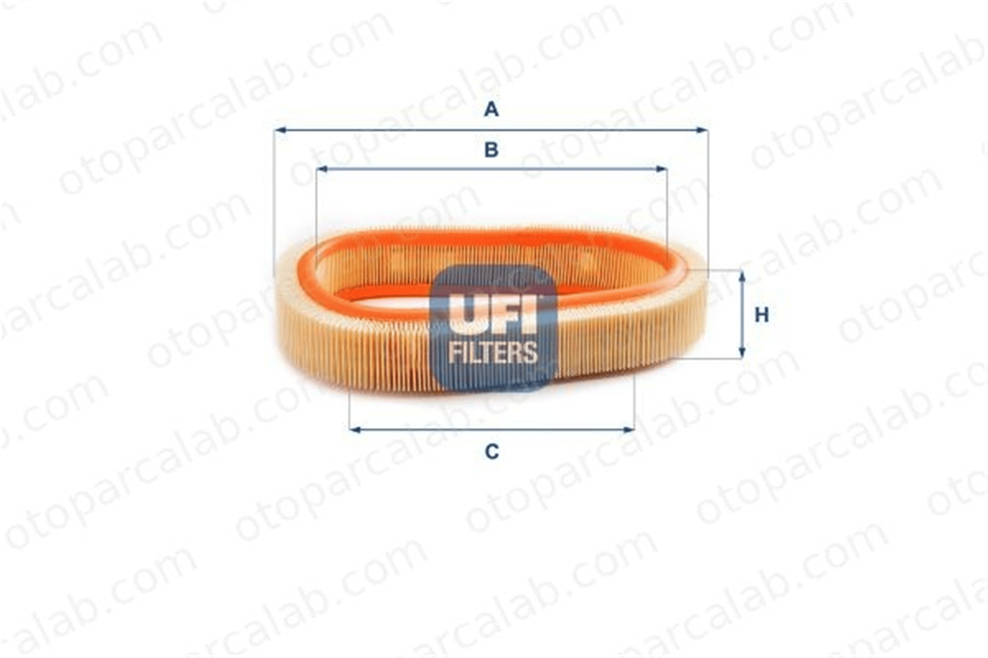 EUROREPAR 1444.L3 Hava Filtresi OPEL KADETT E Hatchback KADETT E 1444L3 5000215